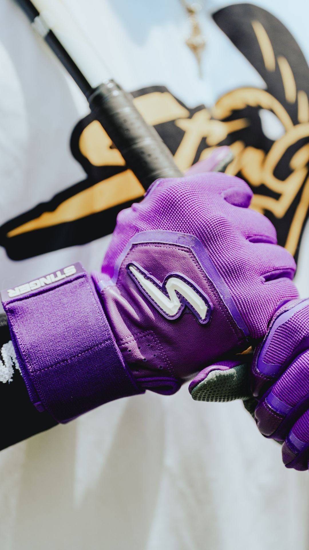 Winder Series Batting Gloves - Purple - Maximum Velocity Sports