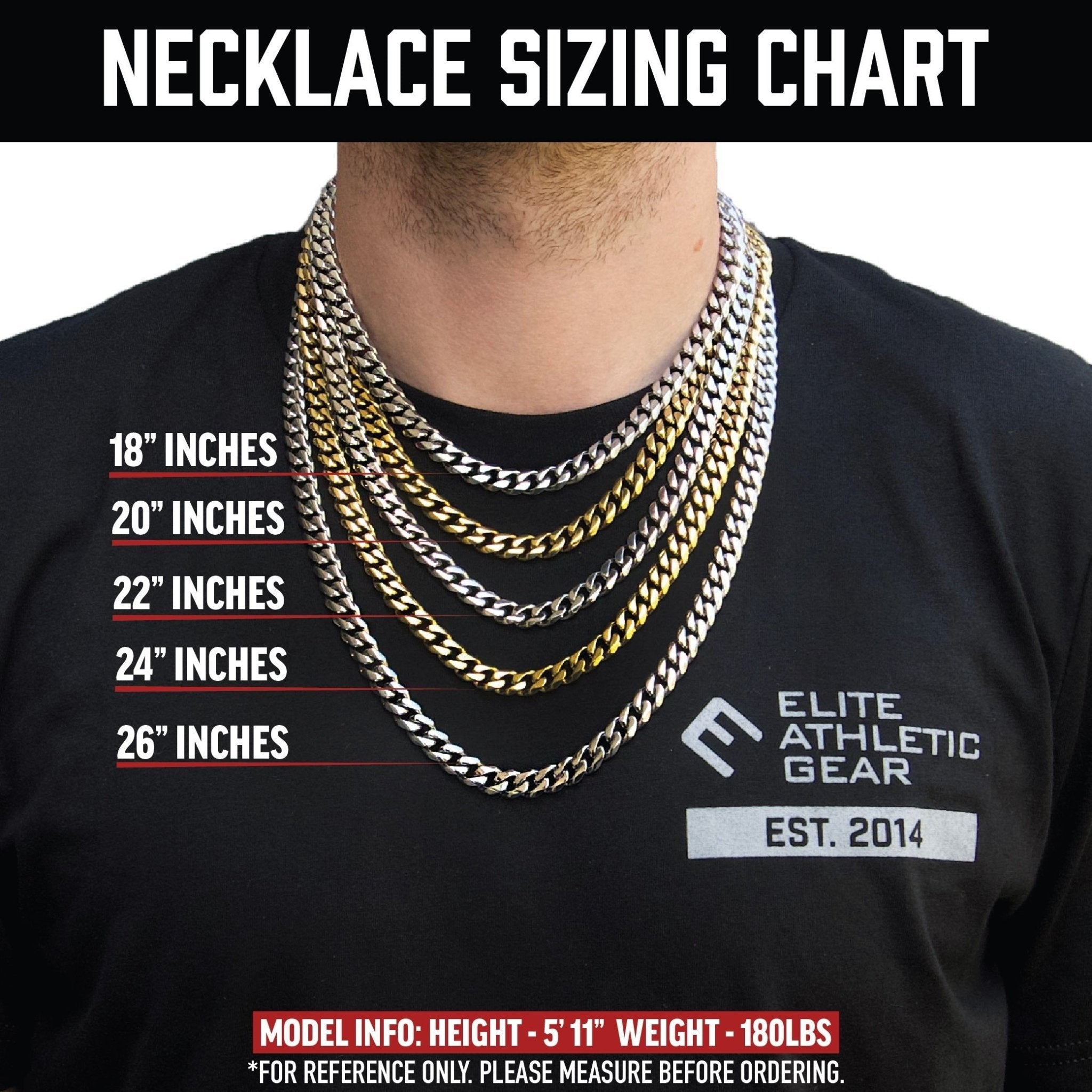 9mm Cuban Link Chain Necklace - Stainless Steel - Maximum Velocity Sports