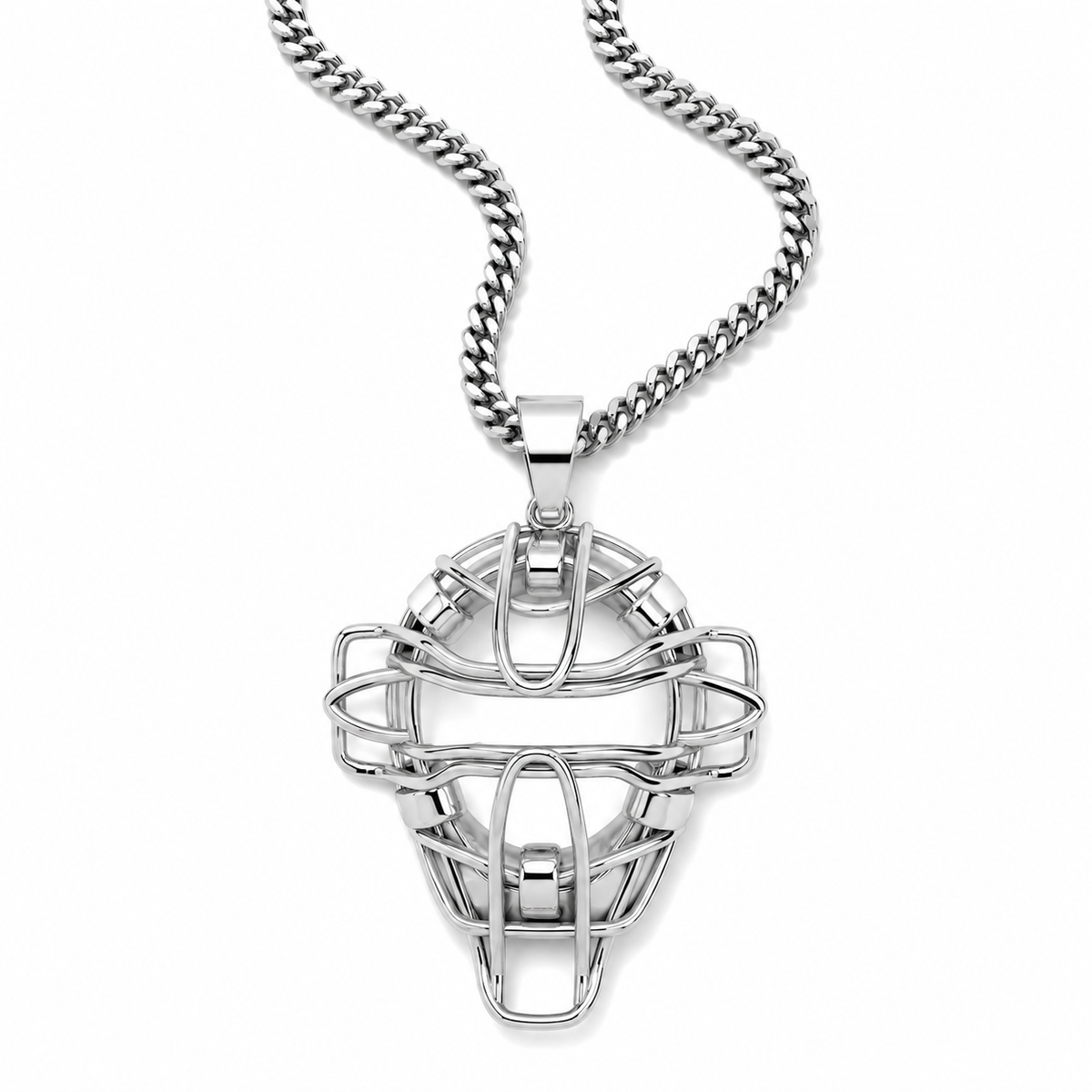 Baseball Catchers Mask Necklace