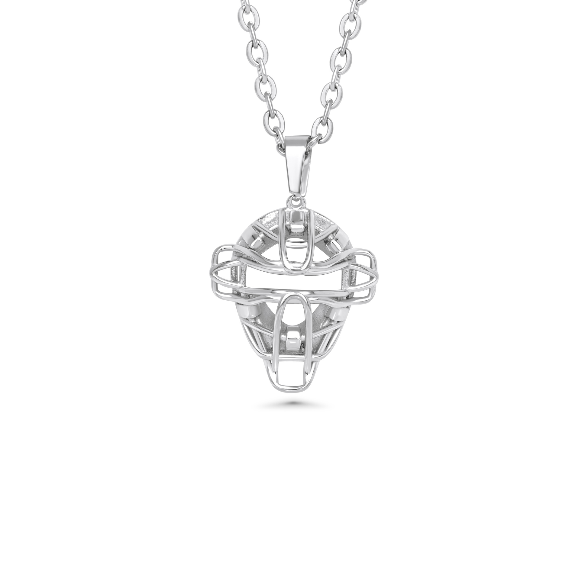Baseball Catchers Mask Necklace - Maximum Velocity Sports