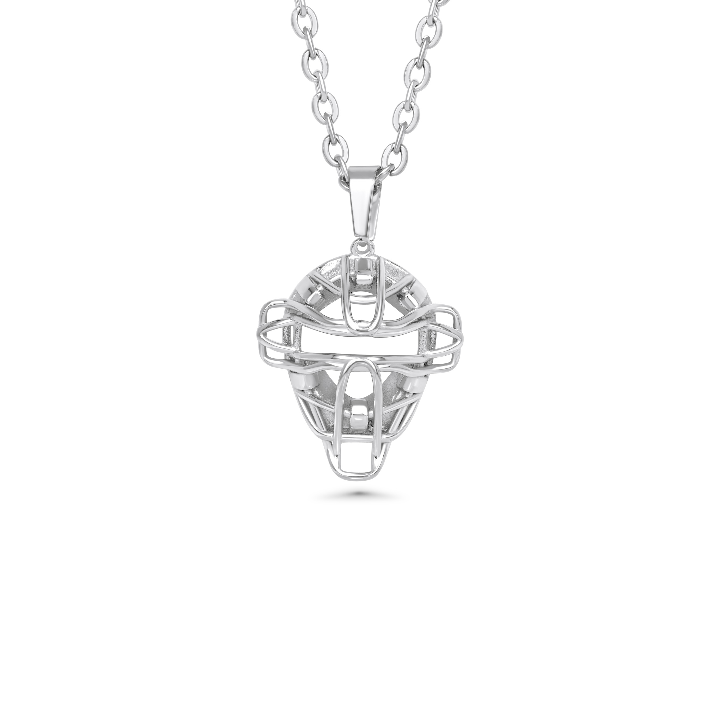 Baseball Catchers Mask Necklace - Maximum Velocity Sports