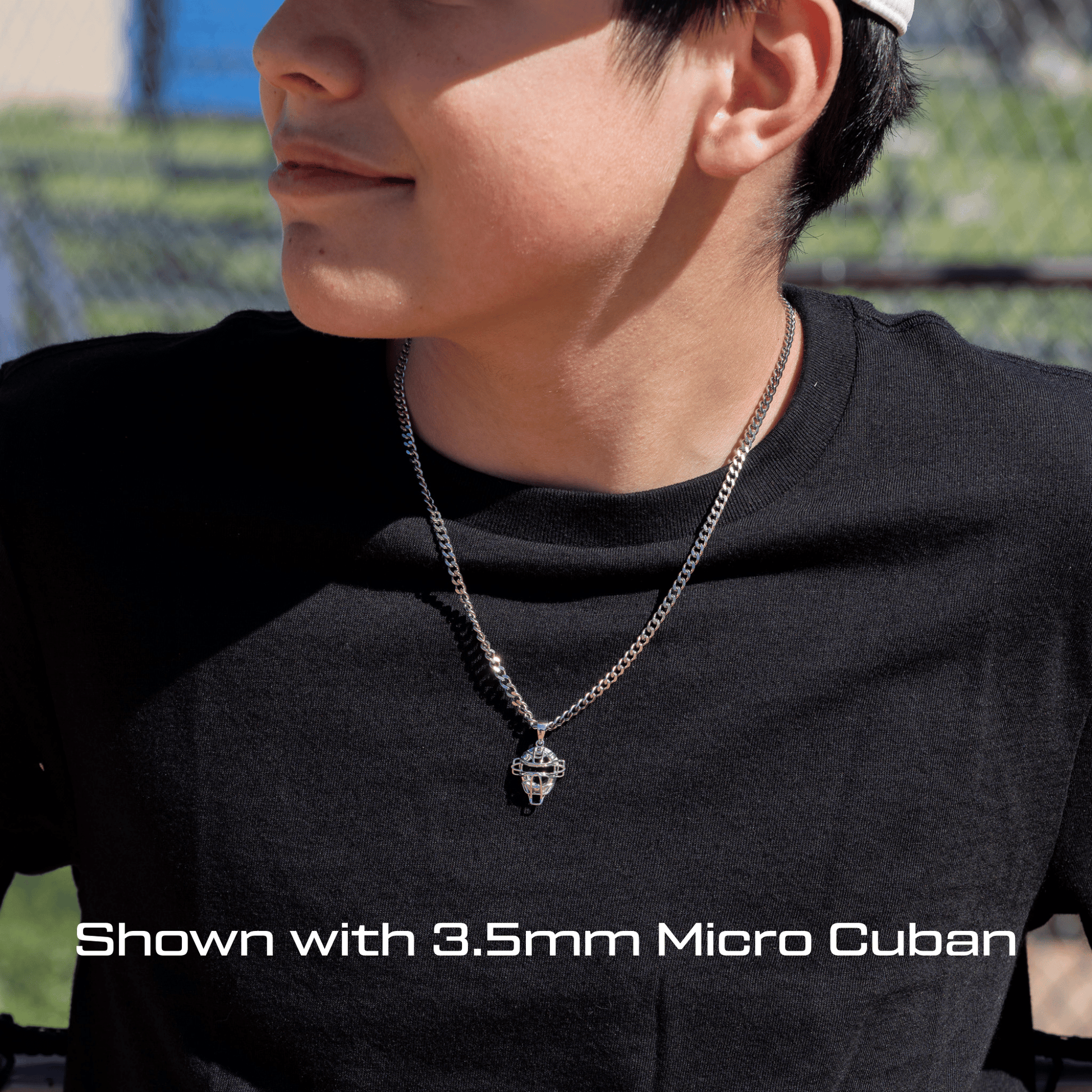 Baseball Catchers Mask Necklace (Youth) - Maximum Velocity Sports