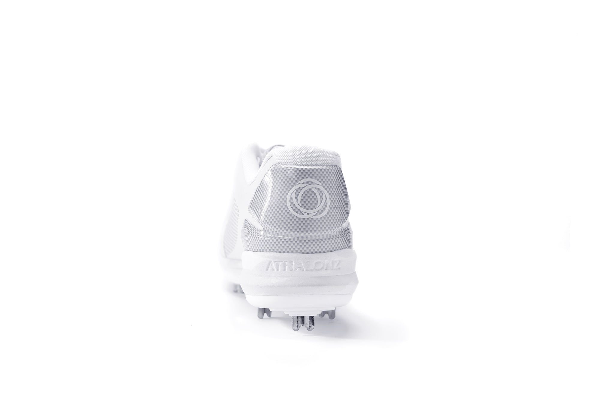 Athalonz GF1 Metal Baseball & Softball Cleats - White - Maximum Velocity Sports