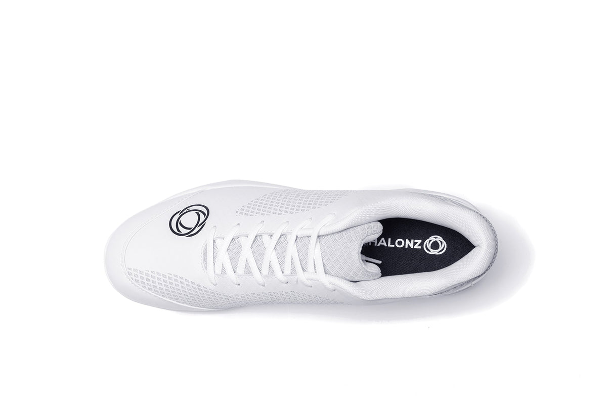 Athalonz GF1 Metal Baseball & Softball Cleats - White - Maximum Velocity Sports