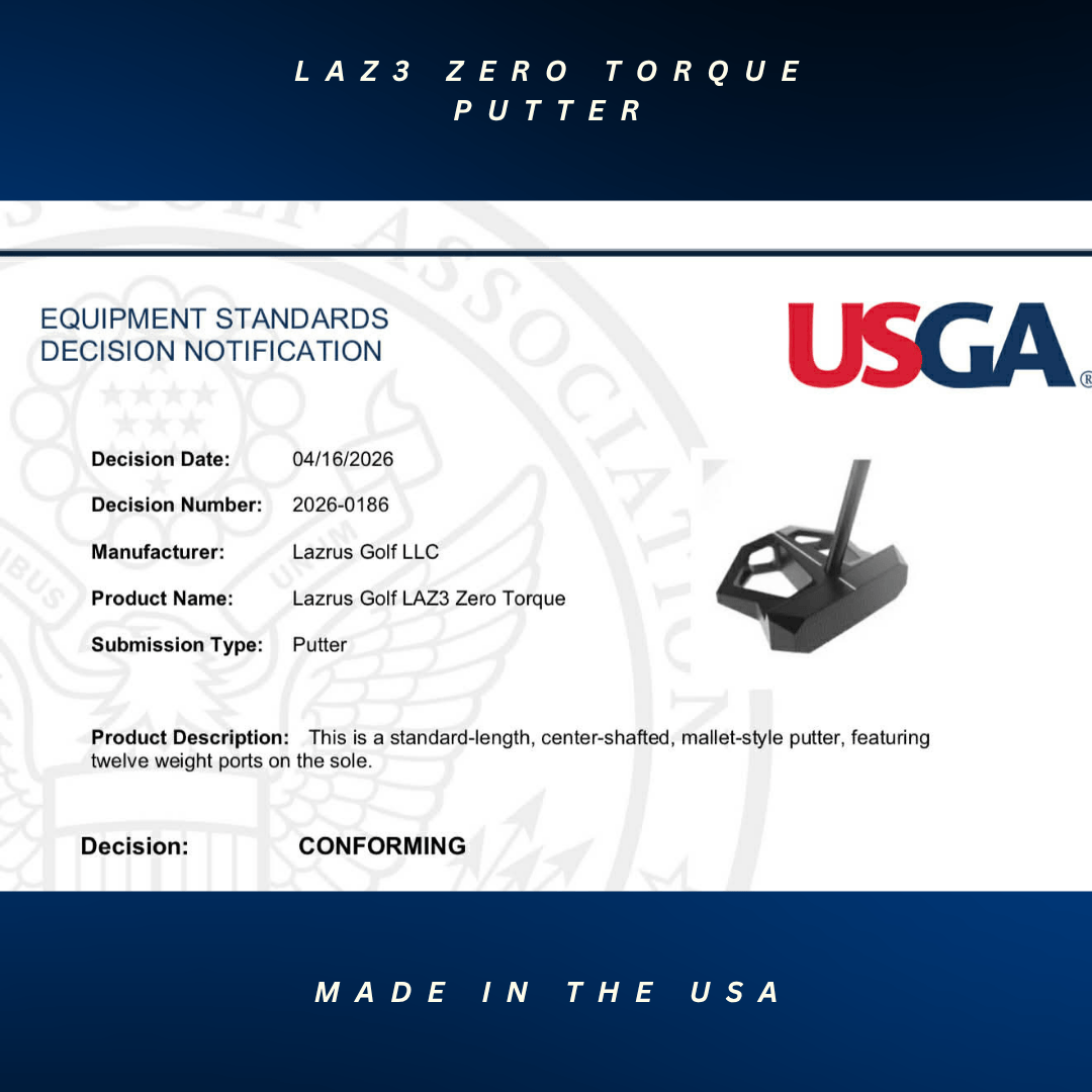 LAZRUS Golf Zero Torque Mallet Putters (Cosmetic Blemishes) - Maximum Velocity Sports