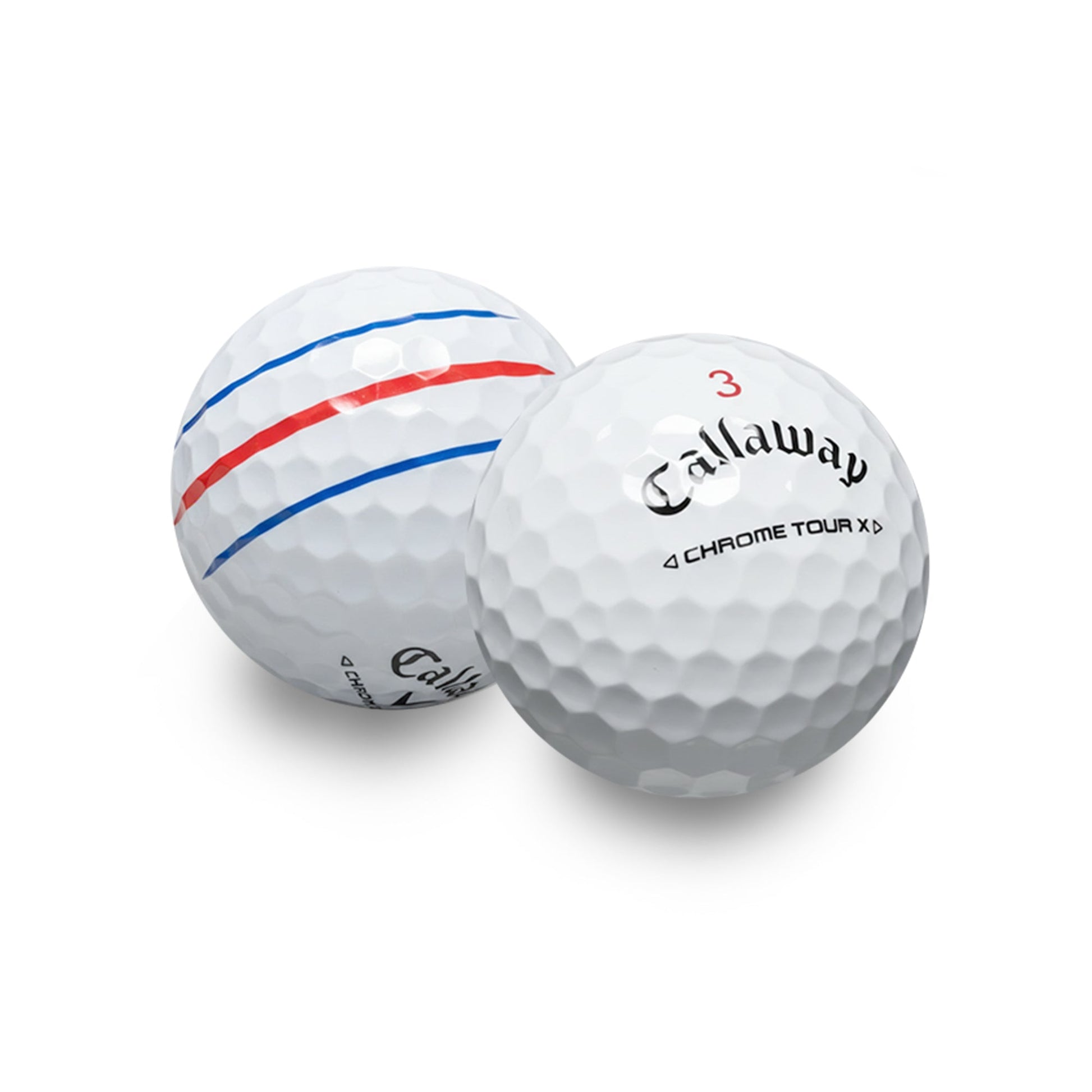 Used Callaway Chrome Tour X Triple Track Golf Balls - 1 Dozen - Maximum Velocity Sports