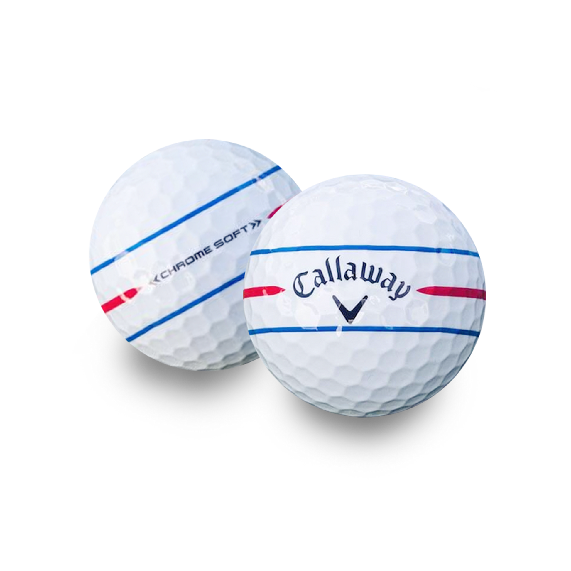 Used Callaway Chrome Soft 360 Triple Track Golf Balls - 1 Dozen - Maximum Velocity Sports