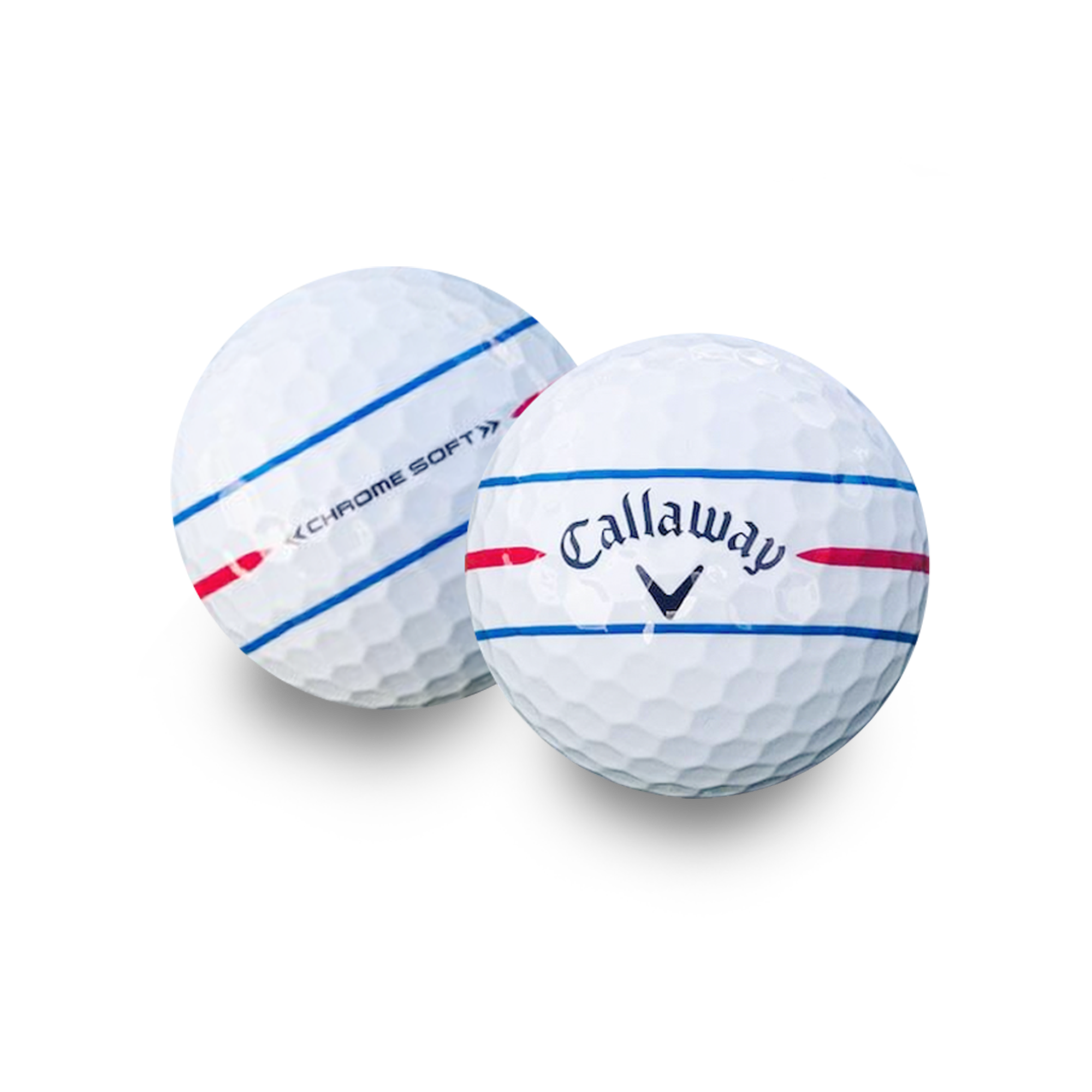 Used Callaway Chrome Soft 360 Triple Track Golf Balls - 1 Dozen - Maximum Velocity Sports