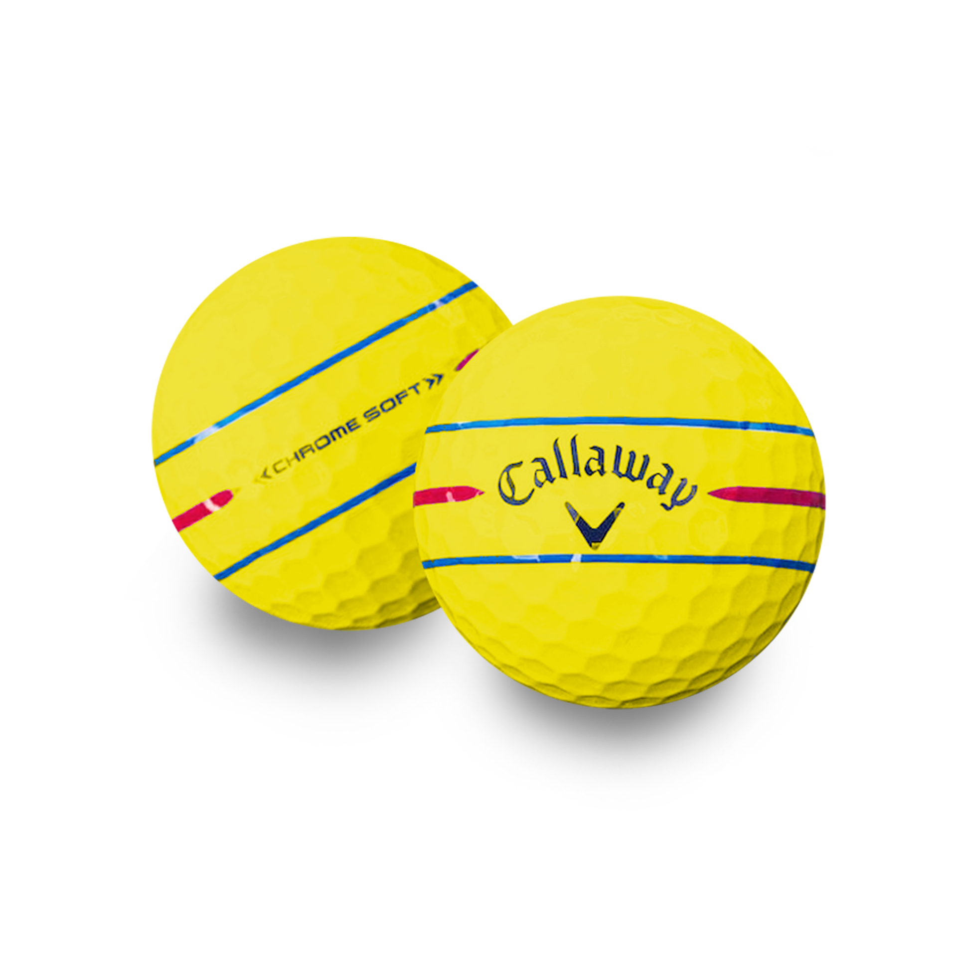 Used Callaway Chrome Soft 360 Triple Track Golf Balls - 1 Dozen - Maximum Velocity Sports