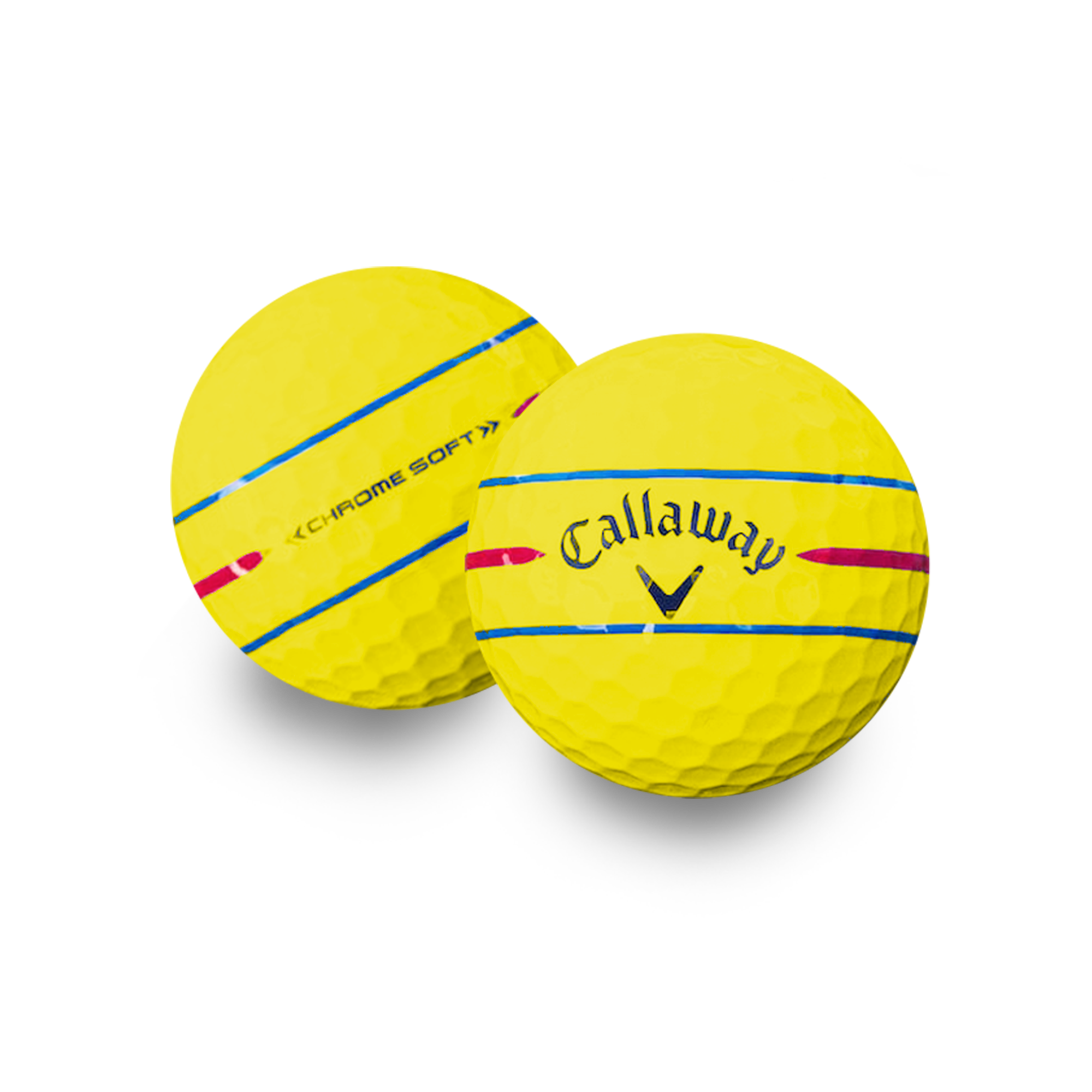 Used Callaway Chrome Soft 360 Triple Track Golf Balls - 1 Dozen - Maximum Velocity Sports