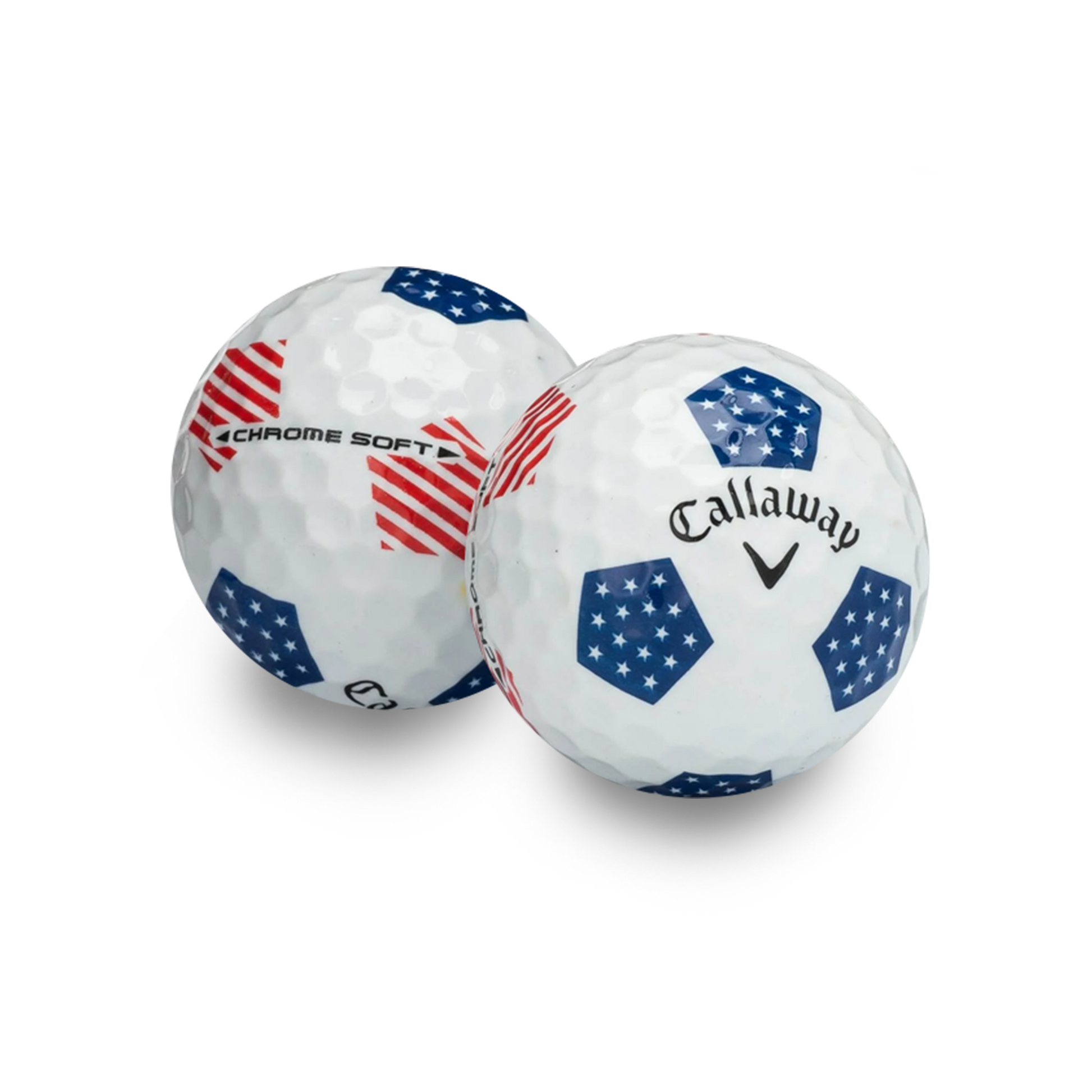 Used Callaway Chromesoft Truvis Team USA Golf Balls - 1 Dozen - Maximum Velocity Sports