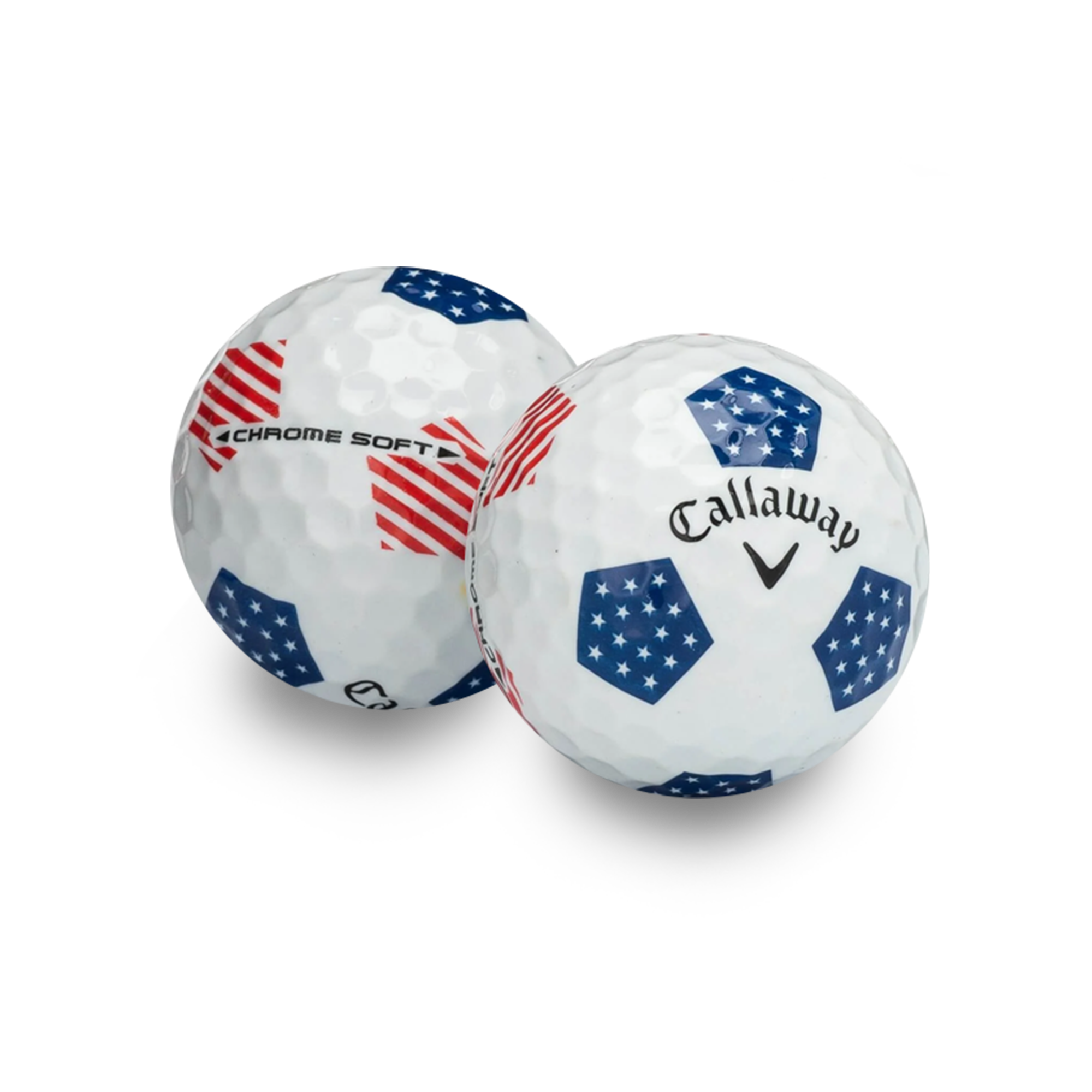 Used Callaway Chromesoft Truvis Team USA Golf Balls - 1 Dozen - Maximum Velocity Sports