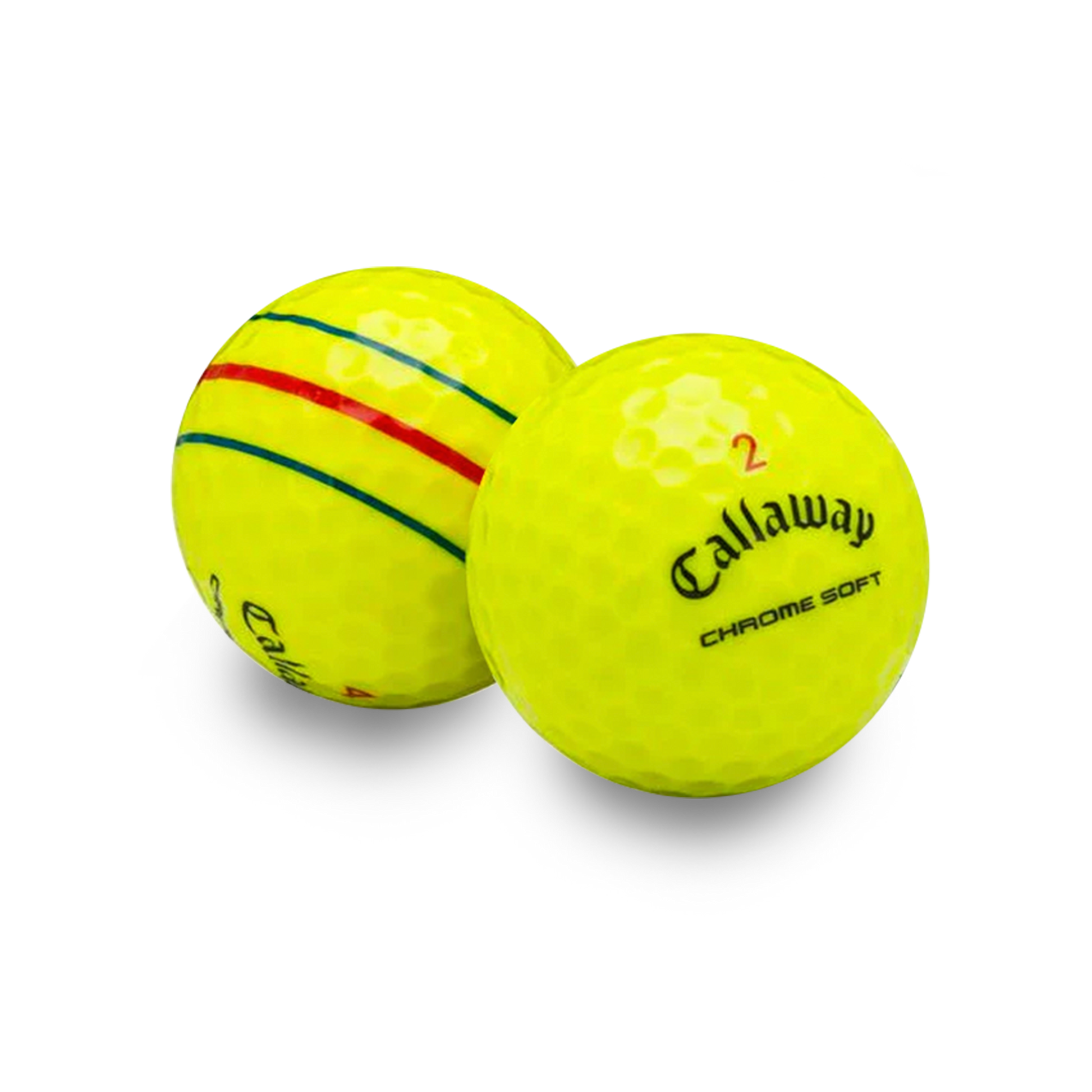 Used Callaway Triple Track Mix Yellow - 1 Dozen - Maximum Velocity Sports