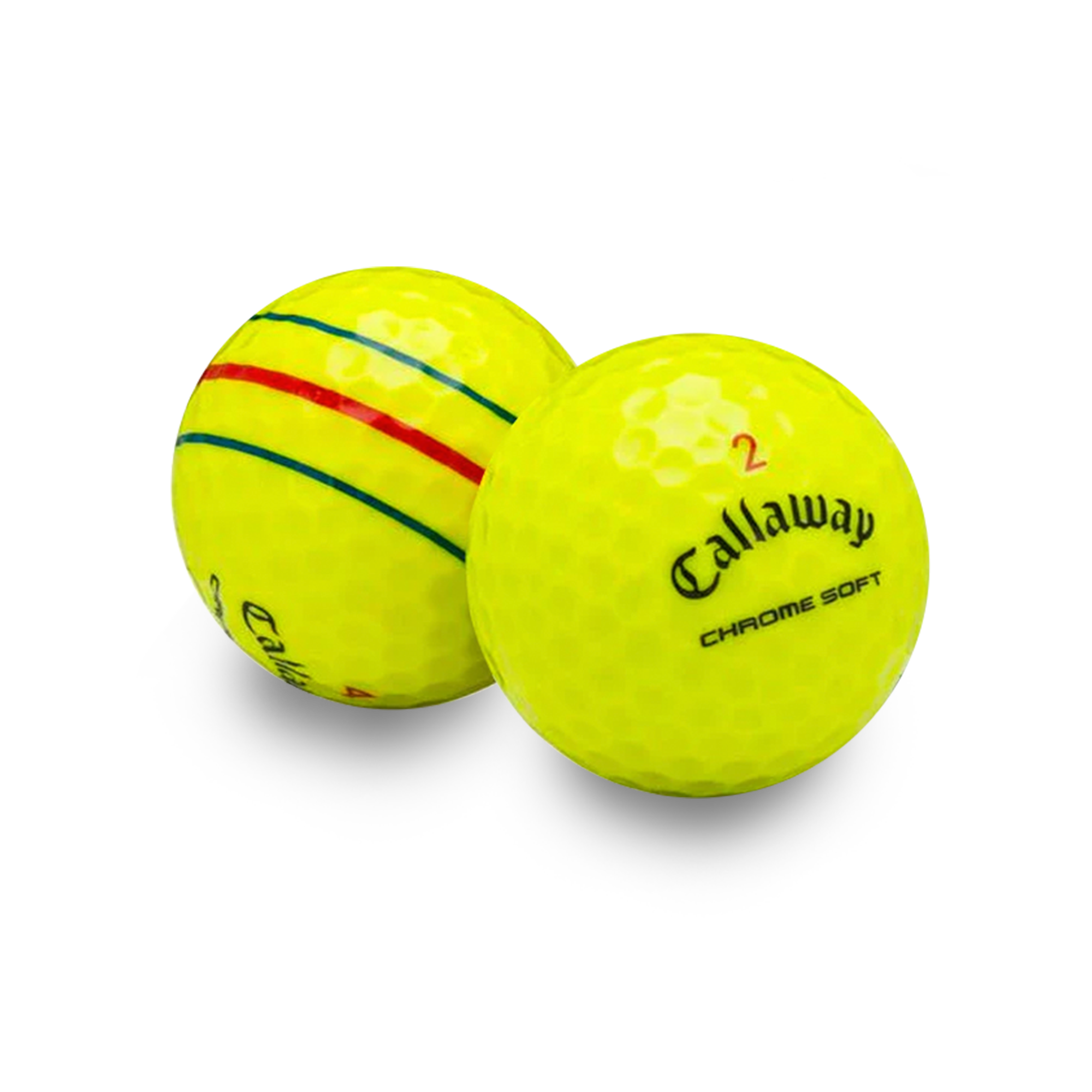 Used Callaway Triple Track Mix Yellow - 1 Dozen - Maximum Velocity Sports