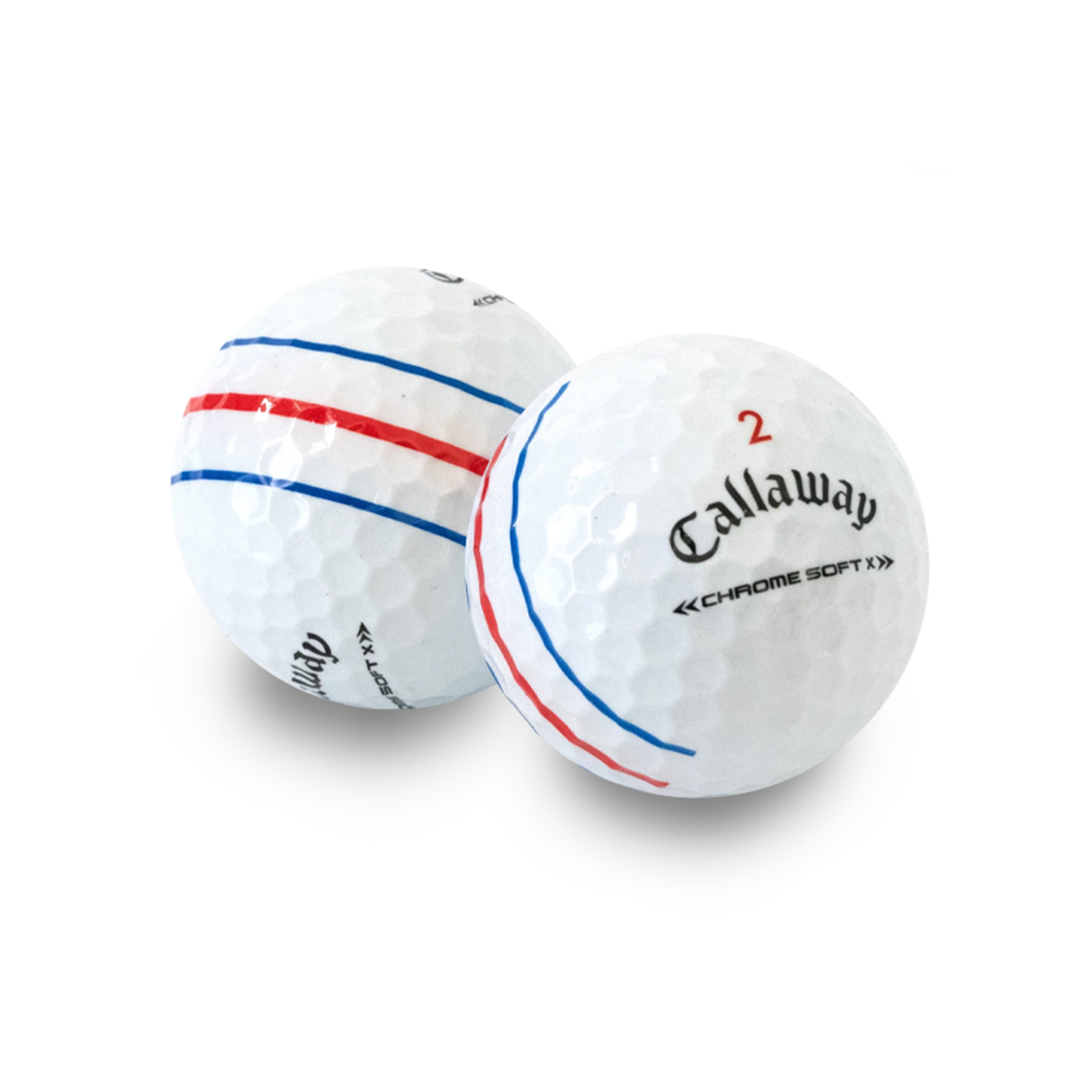 Used Callaway Chrome Soft X Triple Track Golf Balls - 1 Dozen - Maximum Velocity Sports