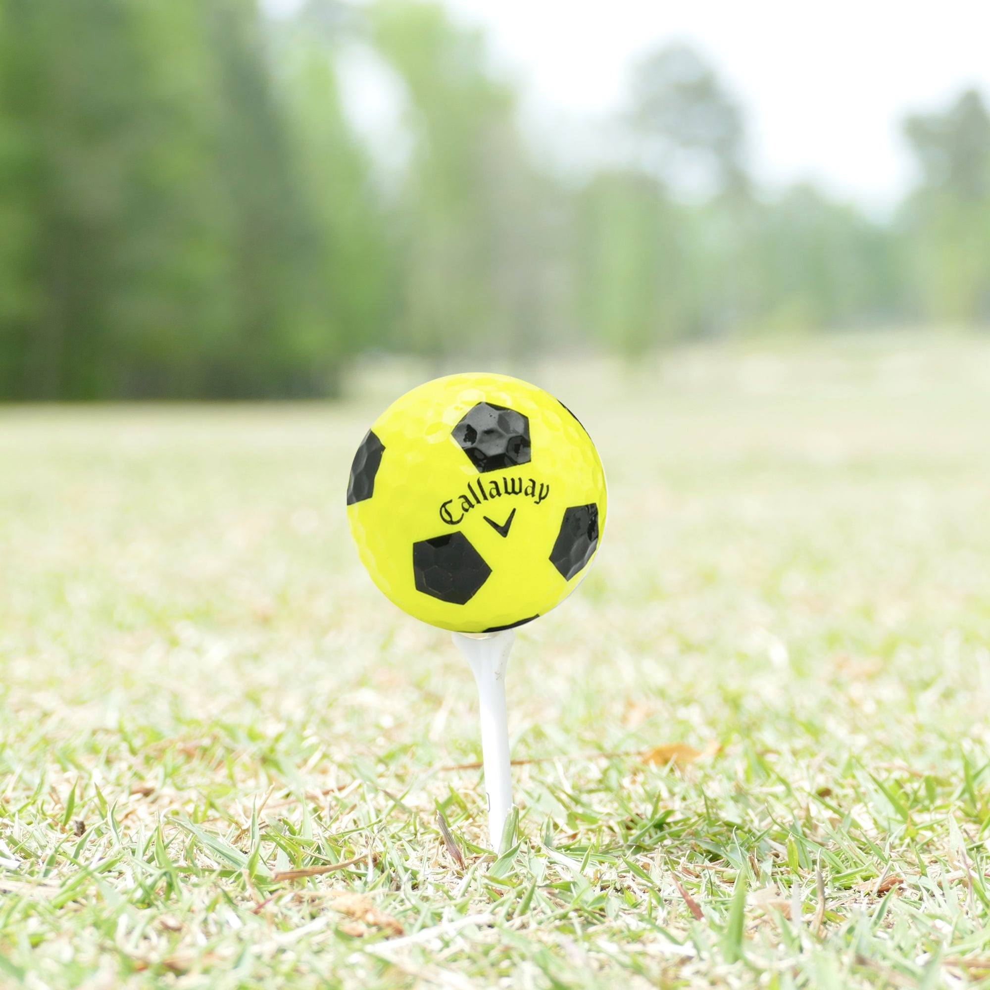 Recycled Mix Yellow Callaway Graphic Balls –  48 Count - Maximum Velocity Sports