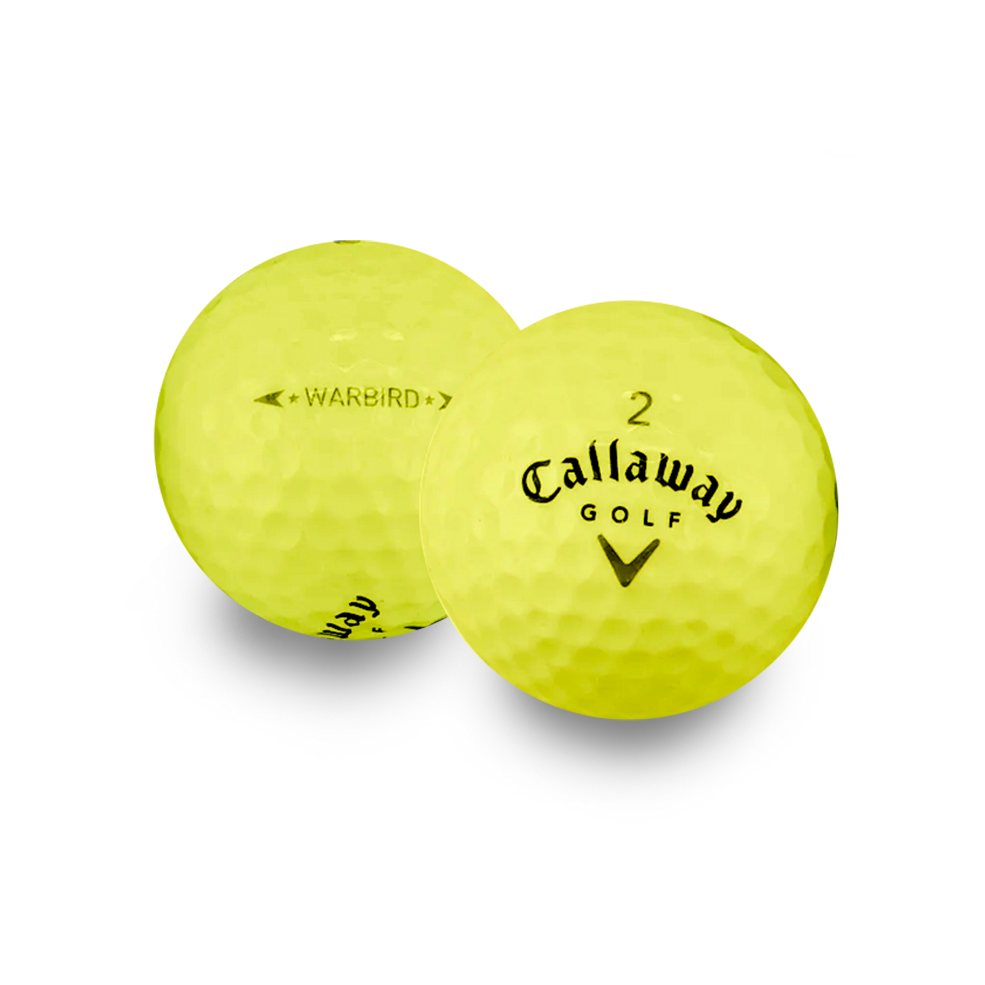 Used Callaway Yellow Mix Golf Balls - 1 Dozen - Maximum Velocity Sports