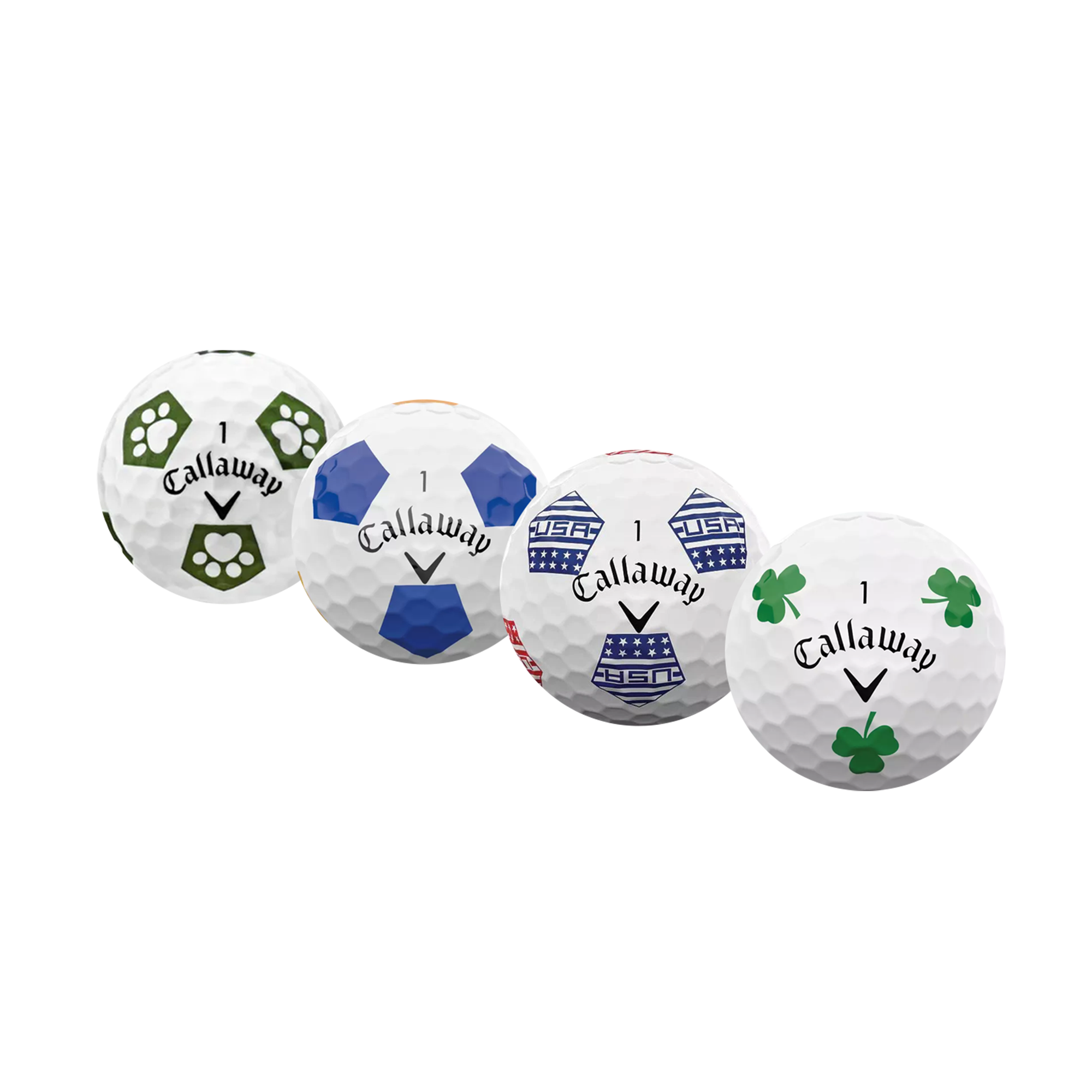 Used Callaway Chromesoft Truvis Mix Golf Balls - 1 Dozen - Maximum Velocity Sports