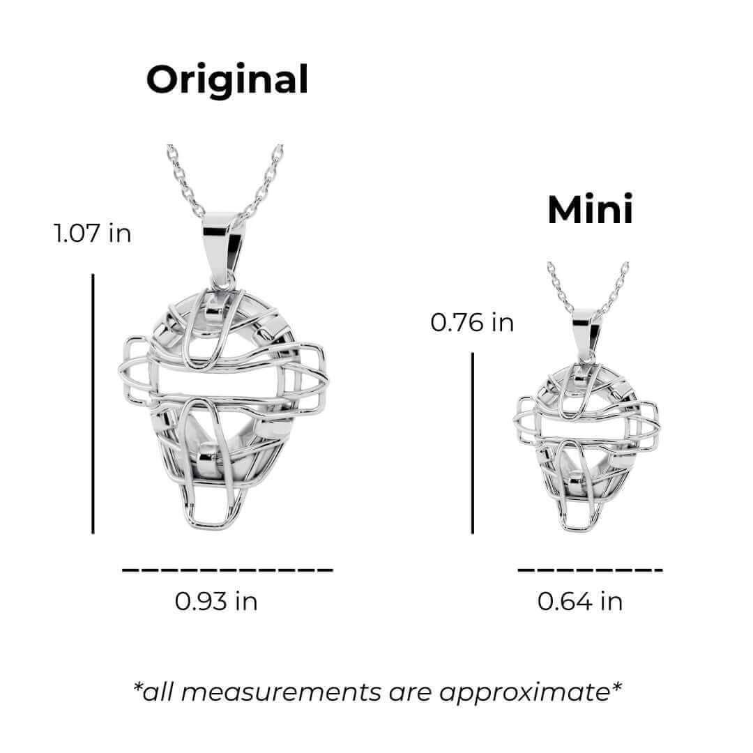 Baseball Catchers Mask Necklace (Youth) - Maximum Velocity Sports