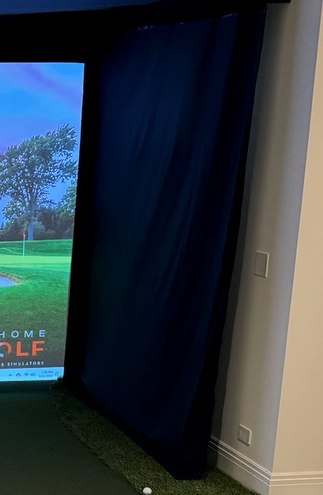 SIG Golf Simulator Curtains - Maximum Velocity Sports