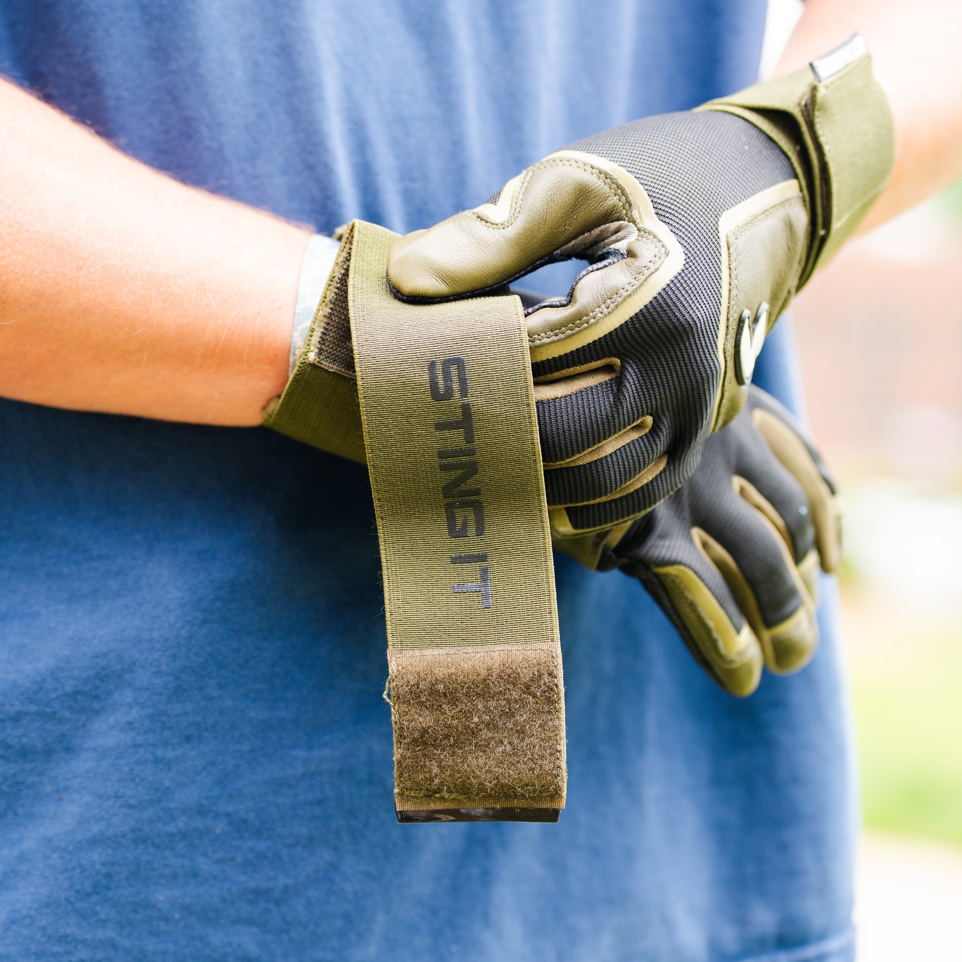 Winder Series Batting Gloves - Military Green & Black - Maximum Velocity Sports
