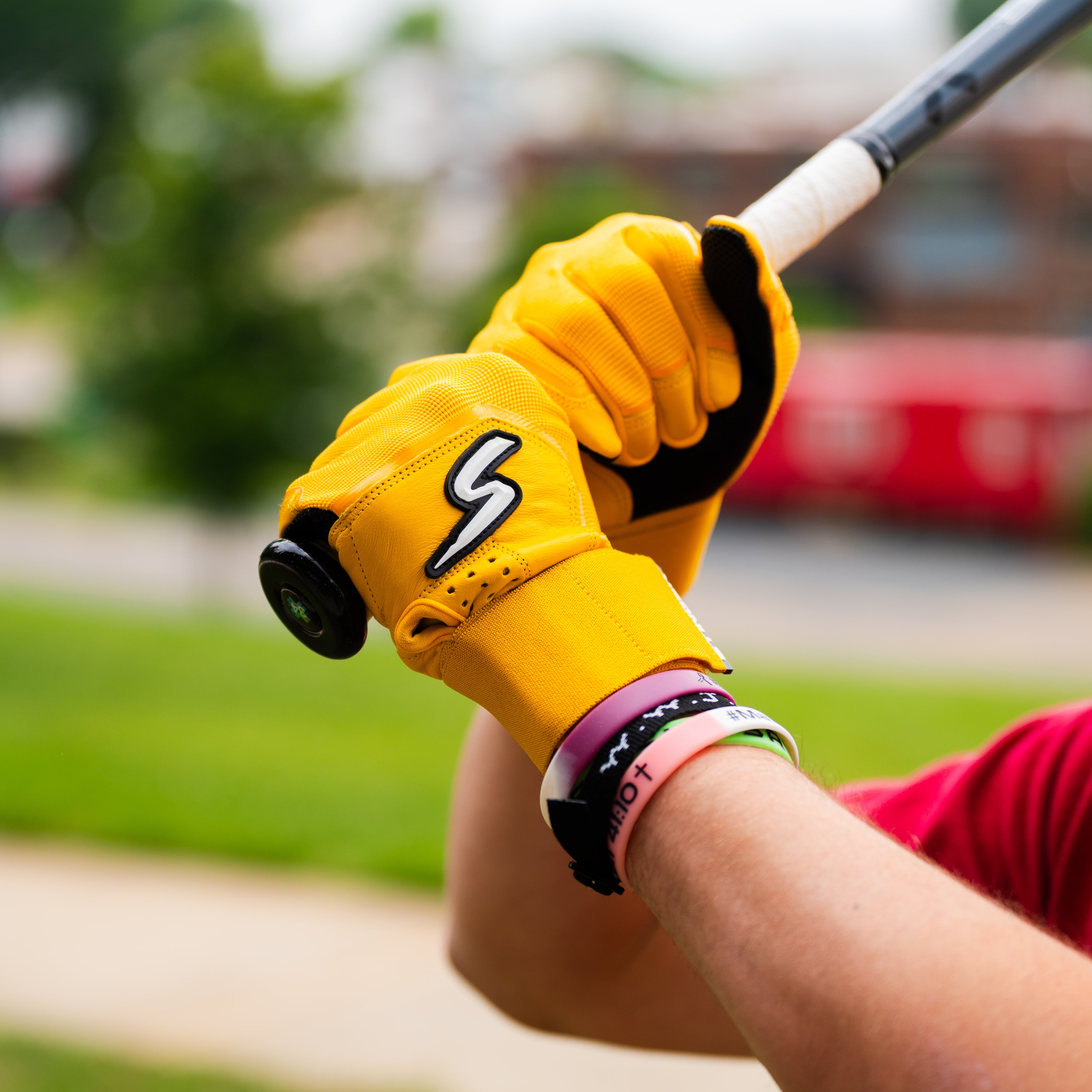 Winder Series Batting Gloves - Athletic Gold - Maximum Velocity Sports