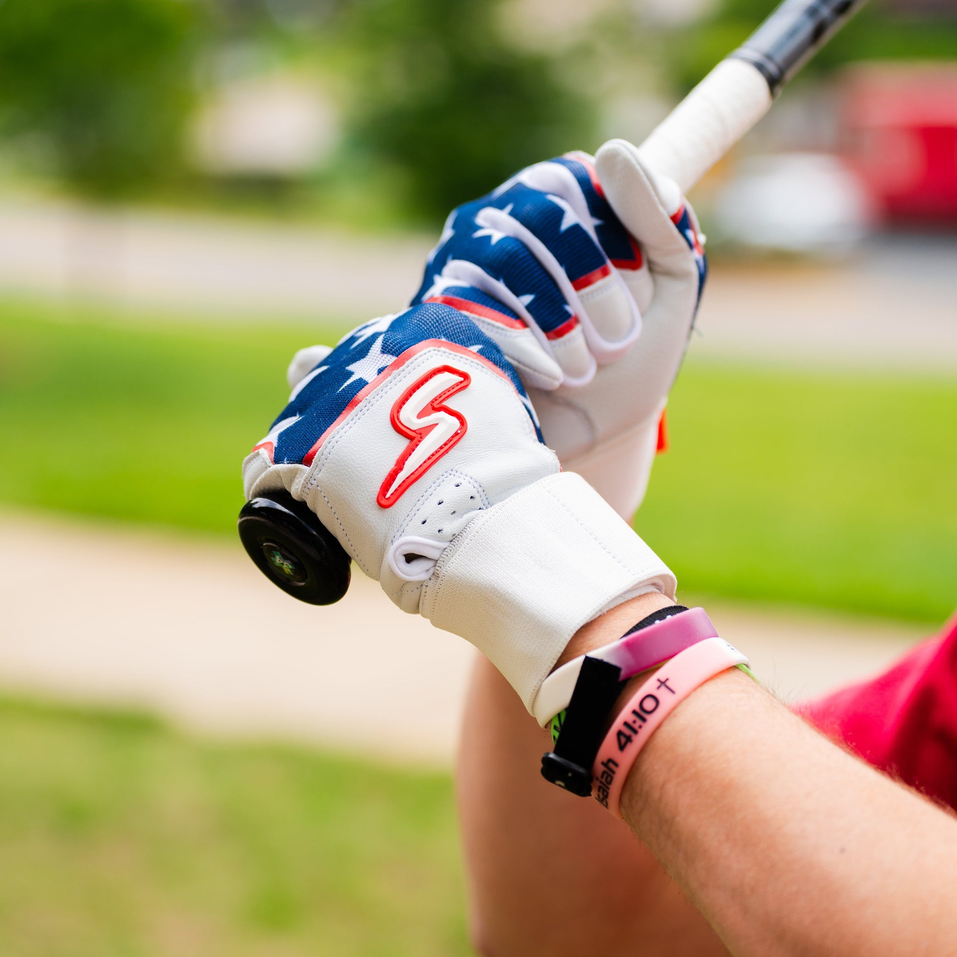 Winder Series Batting Gloves - 'Merica USA - Maximum Velocity Sports