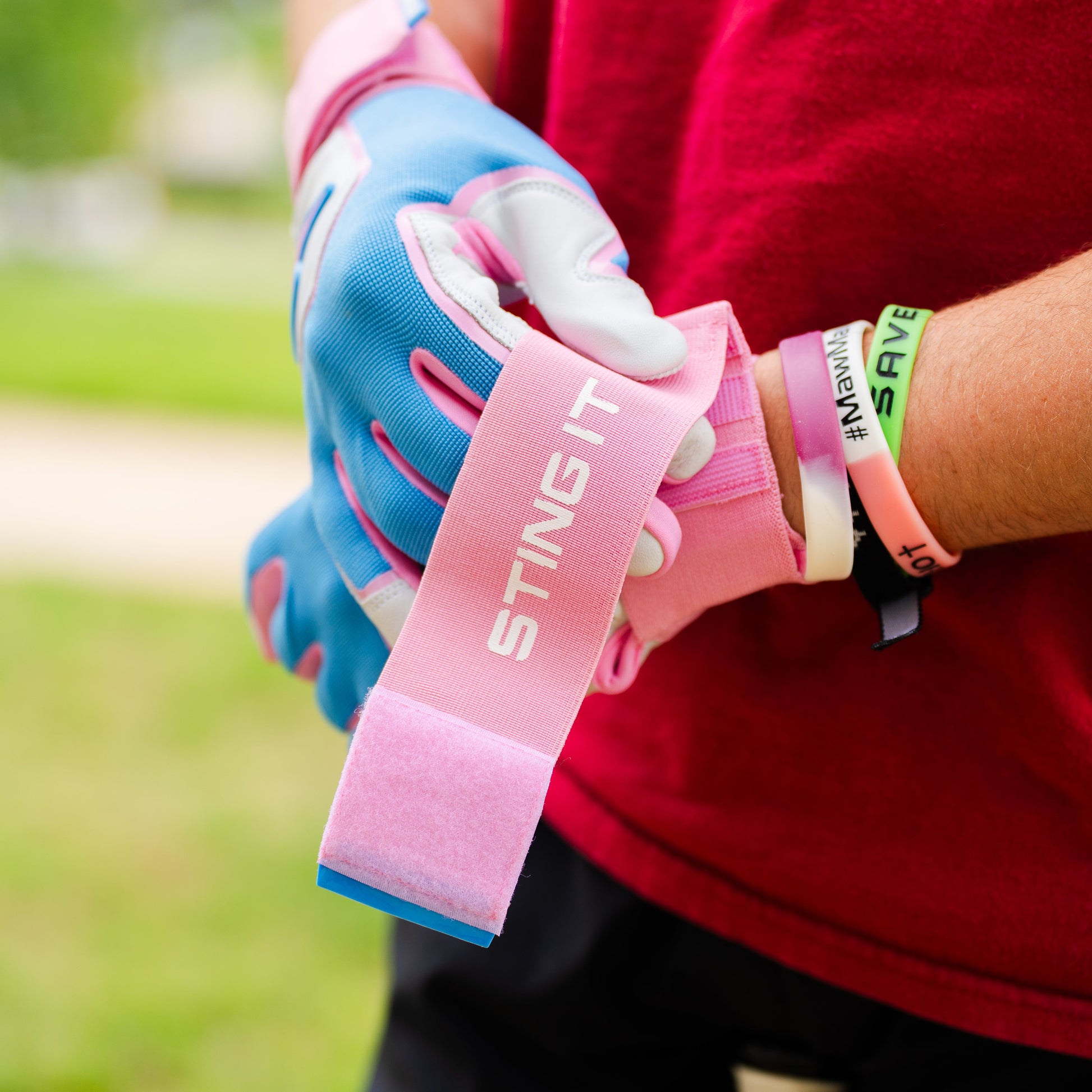 Winder Series Batting Gloves - Cotton Candy - Maximum Velocity Sports