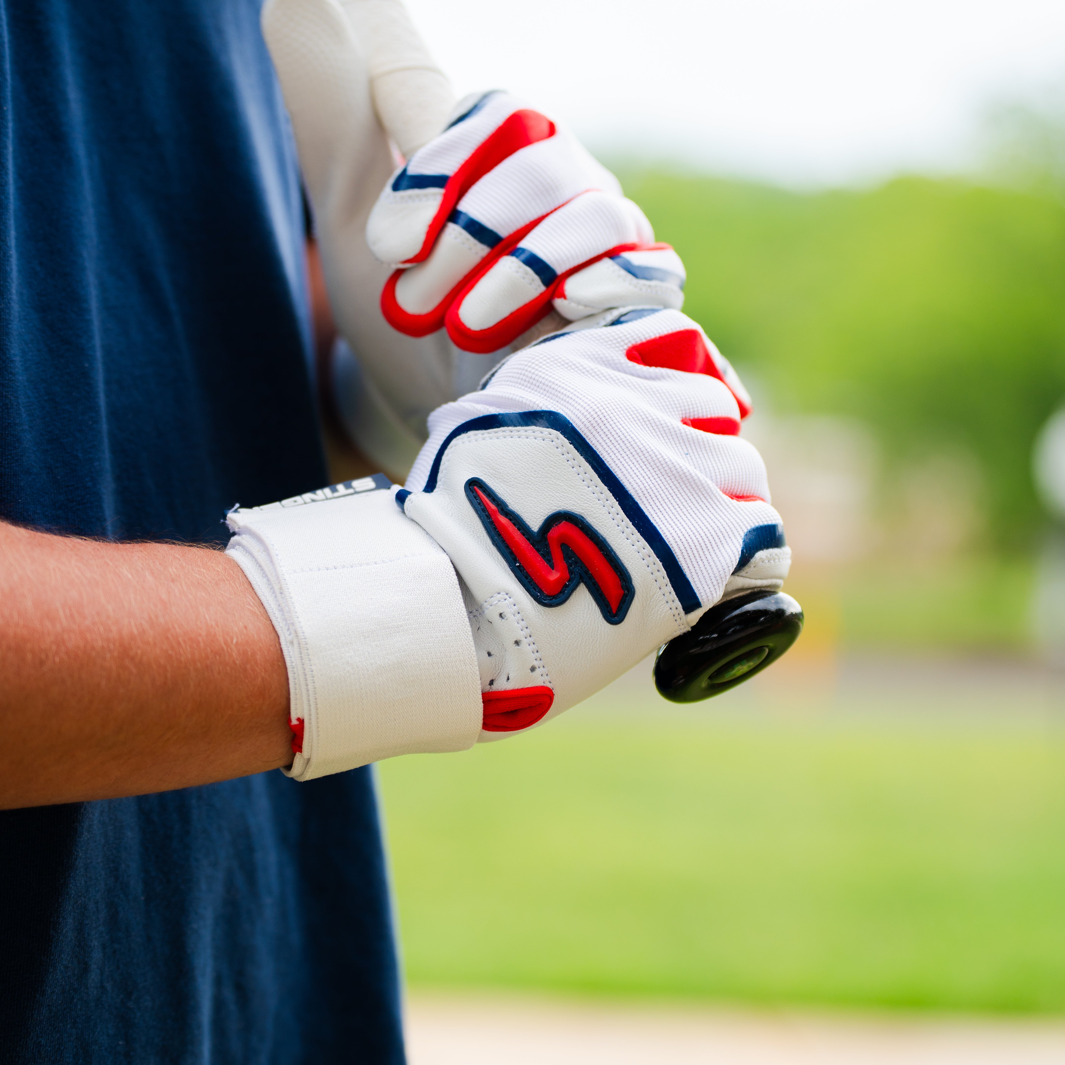 Winder Series Batting Gloves - Patriot - Maximum Velocity Sports