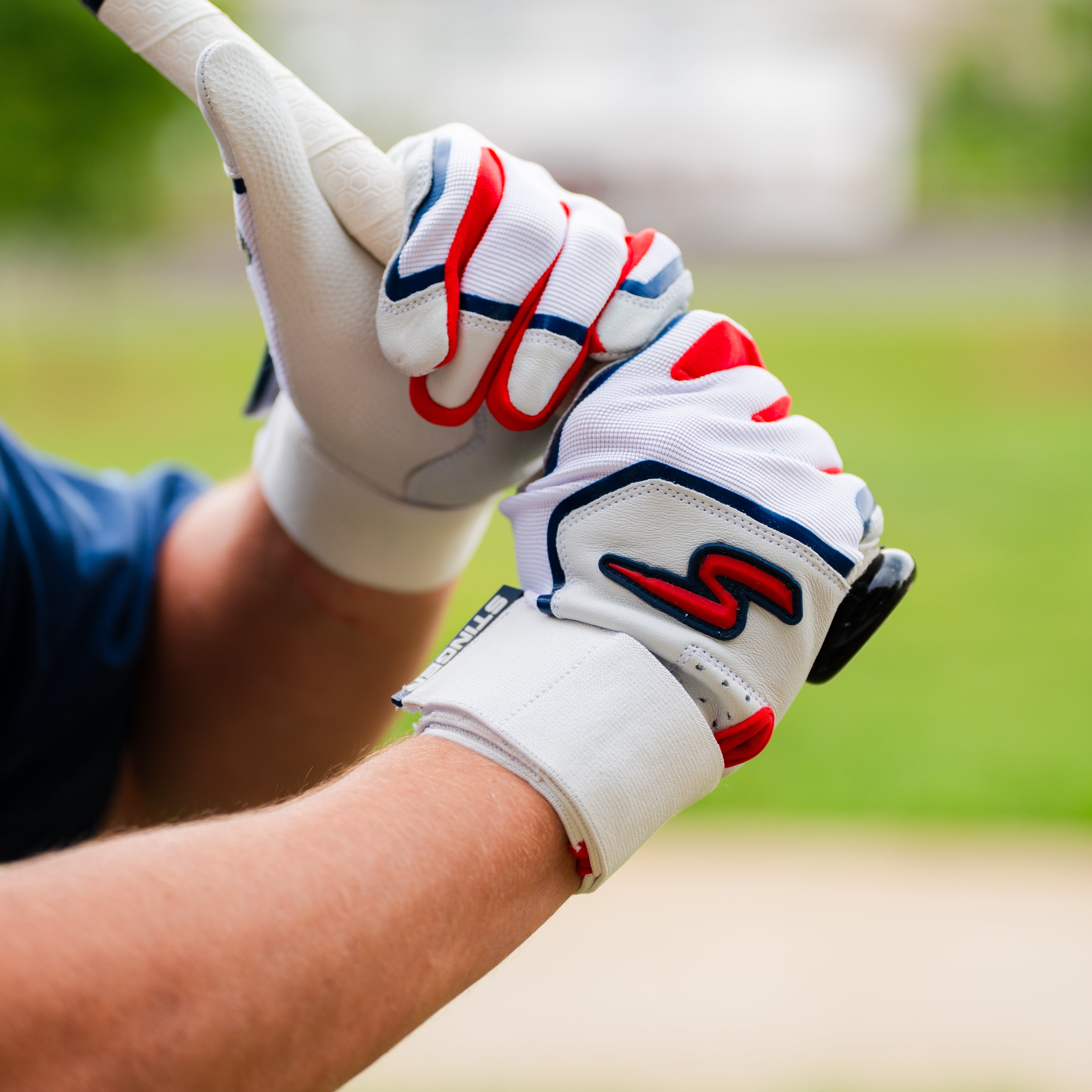 Winder Series Batting Gloves - Patriot - Maximum Velocity Sports