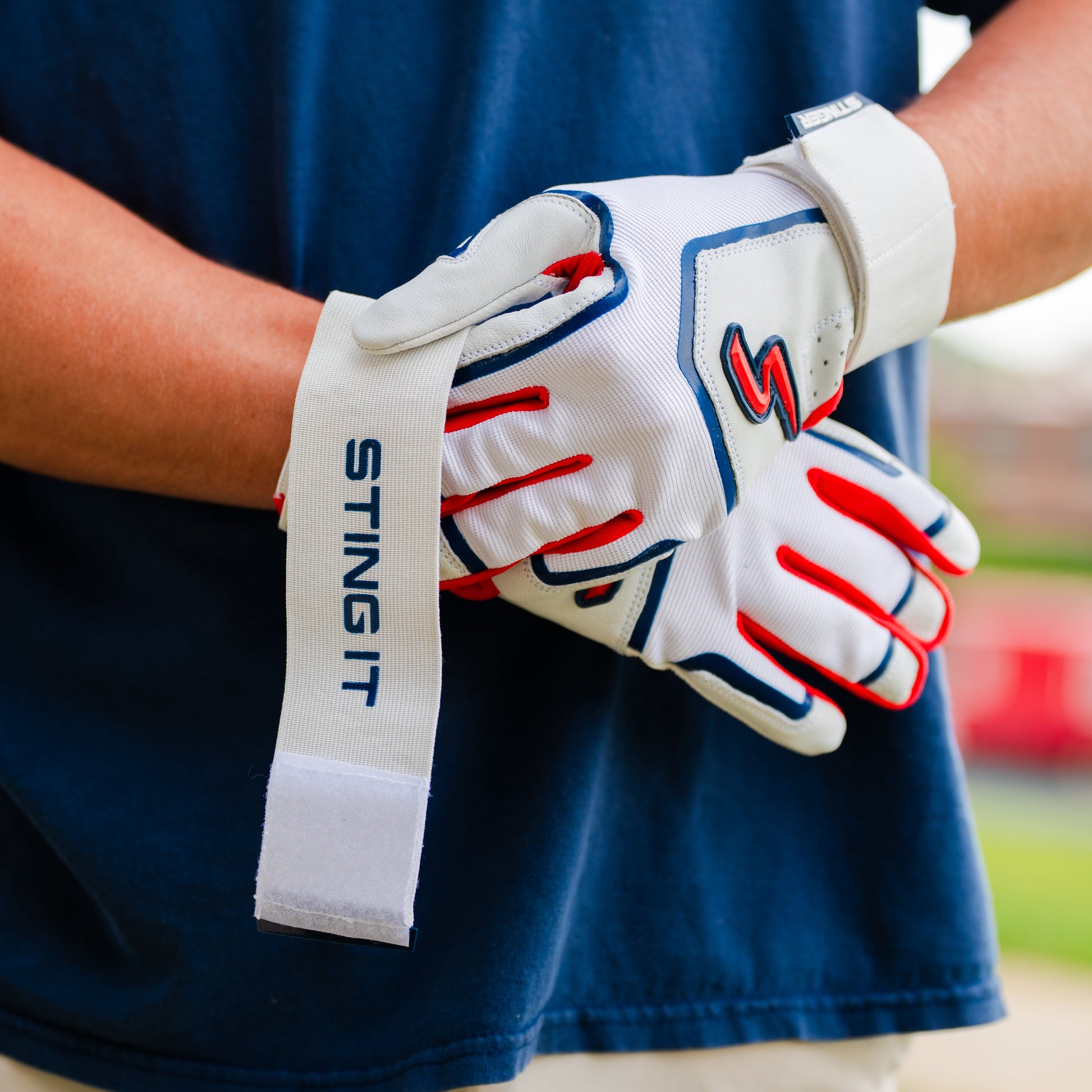 Winder Series Batting Gloves - Patriot - Maximum Velocity Sports
