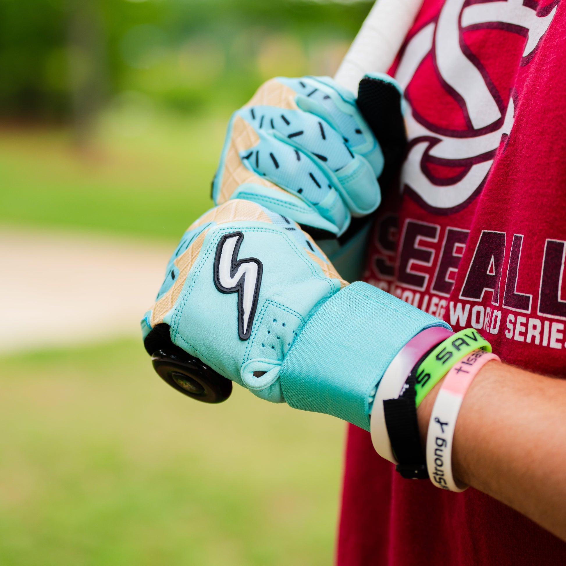 Winder Series Batting Gloves - Mint Chip - Maximum Velocity Sports