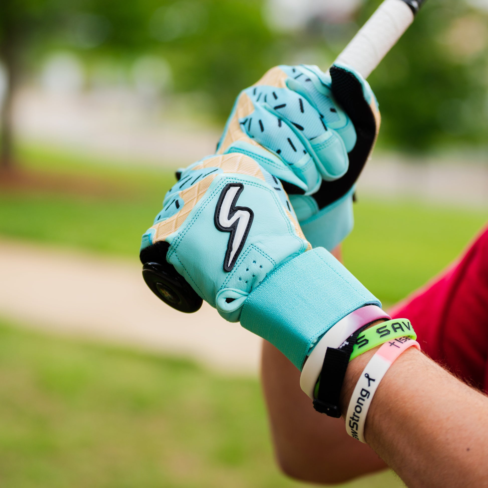 Winder Series Batting Gloves - Mint Chip - Maximum Velocity Sports