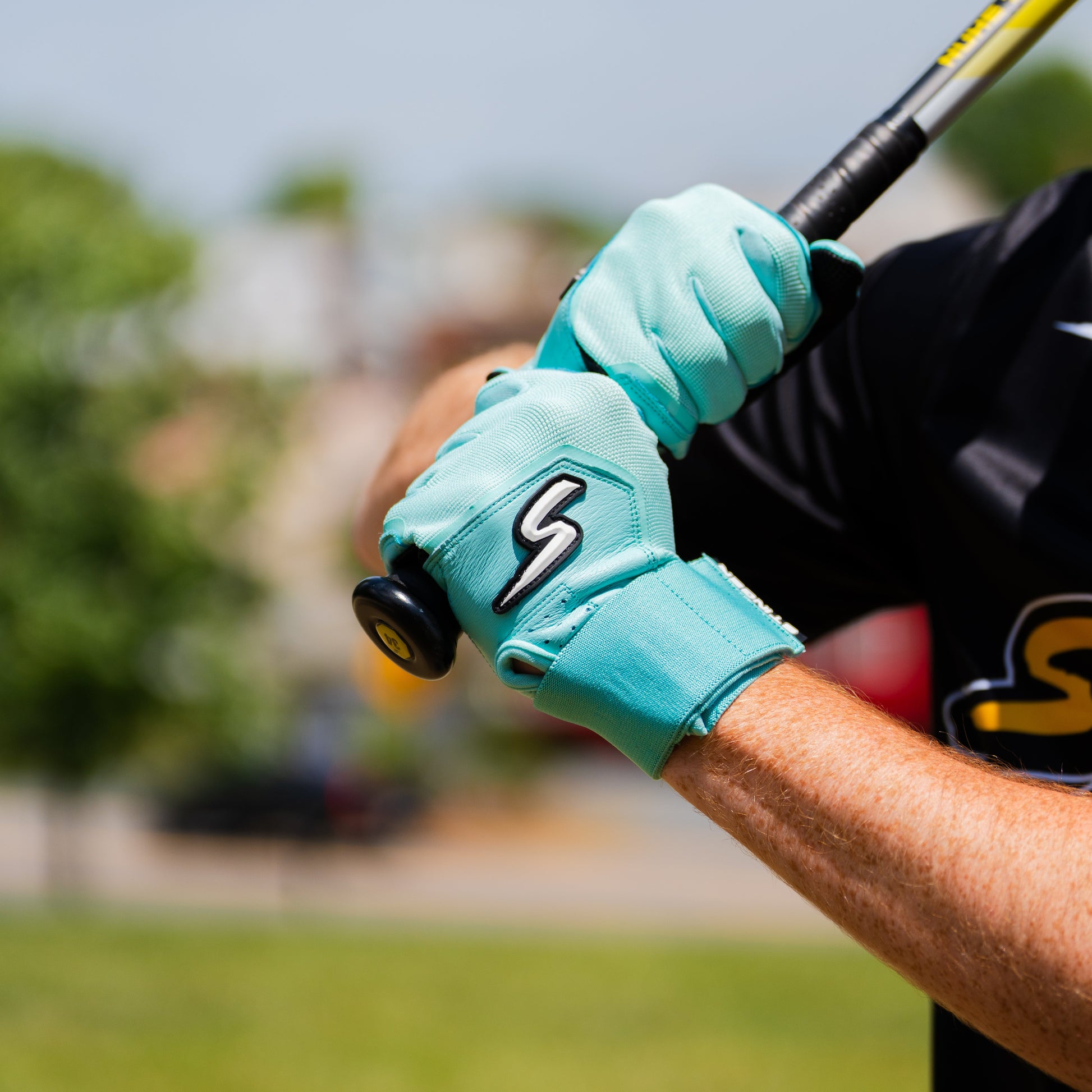 Winder Series Batting Gloves - Mint - Maximum Velocity Sports