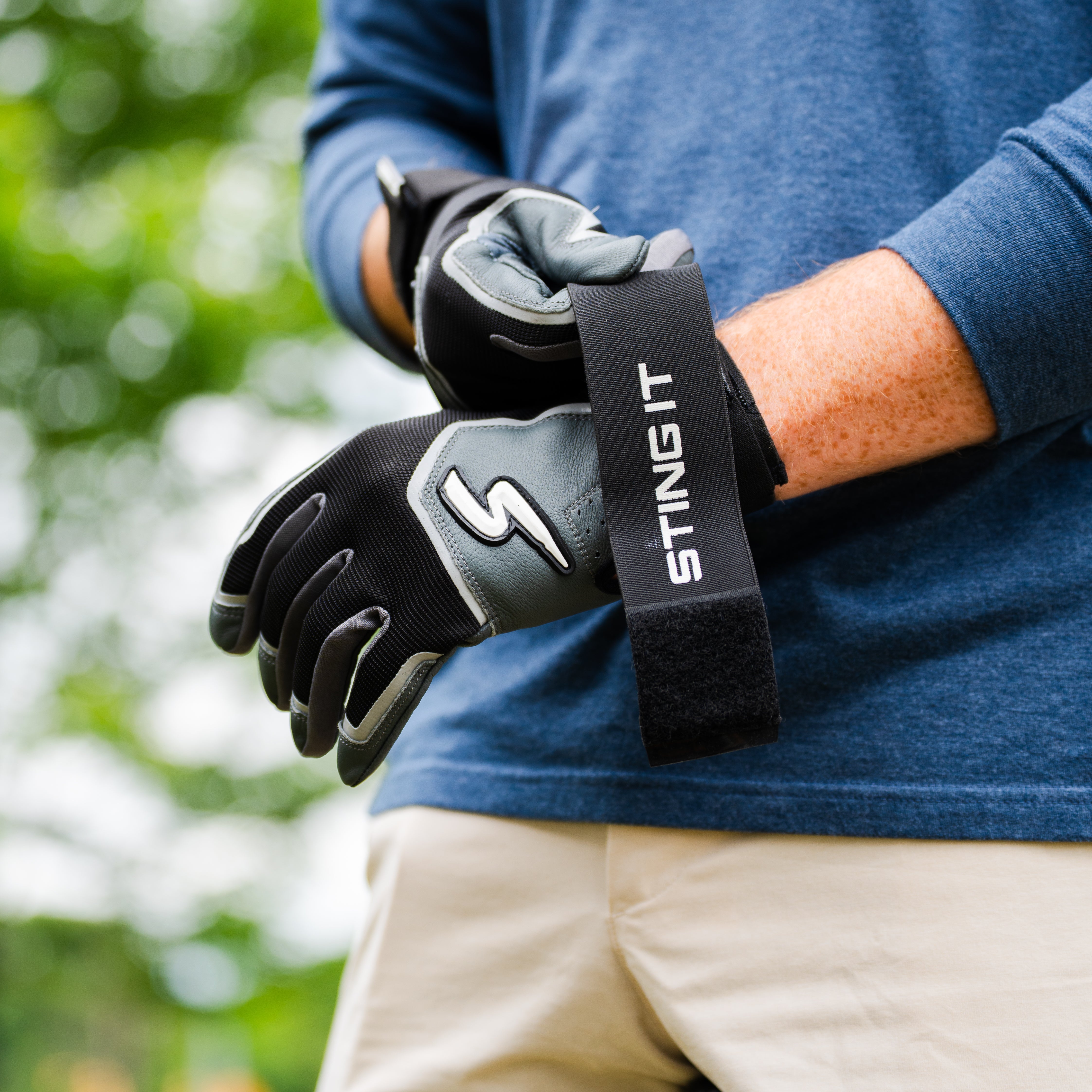 Winder Series Batting Gloves - Graphite & Black - Maximum Velocity Sports