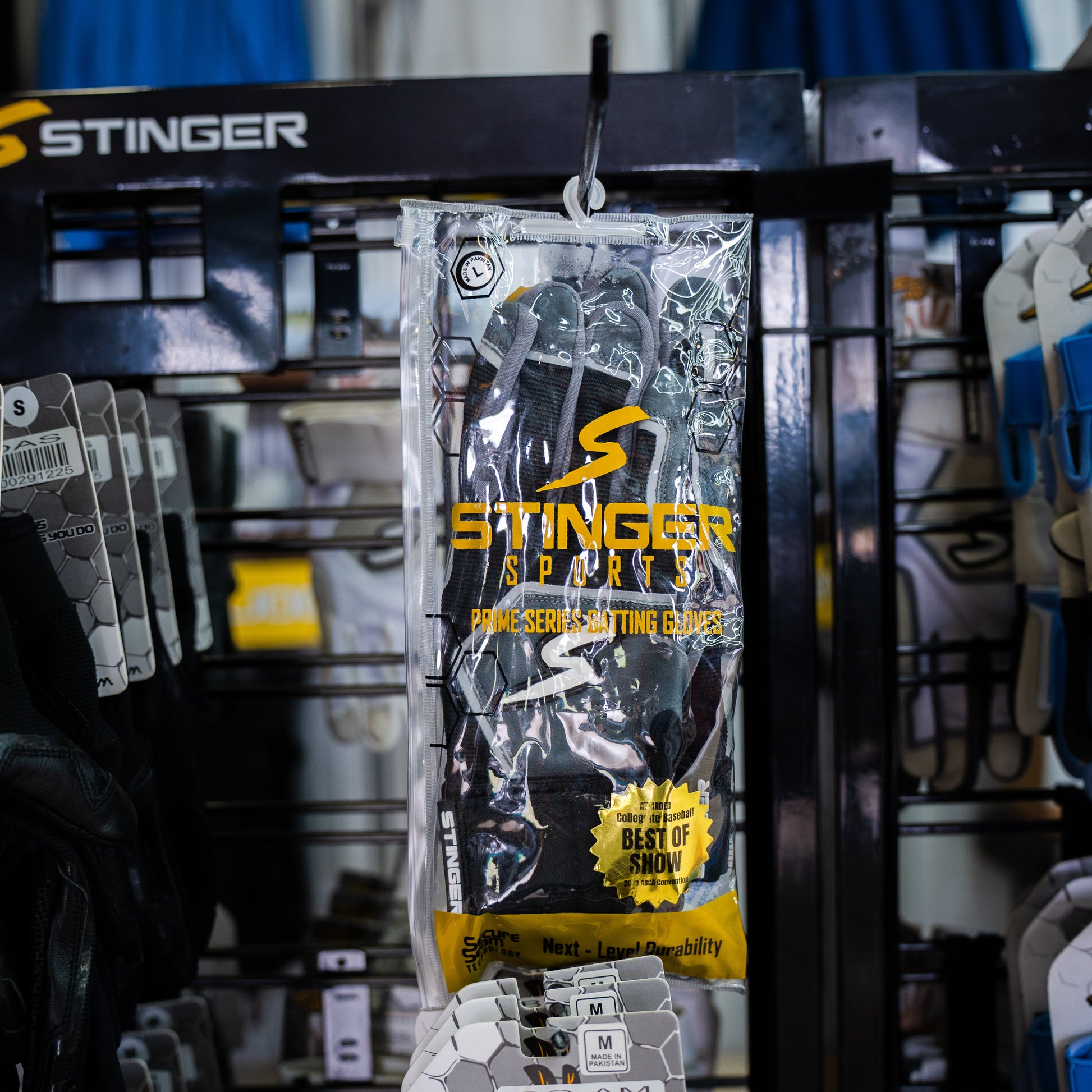 Winder Series Batting Gloves - Graphite & Black - Maximum Velocity Sports