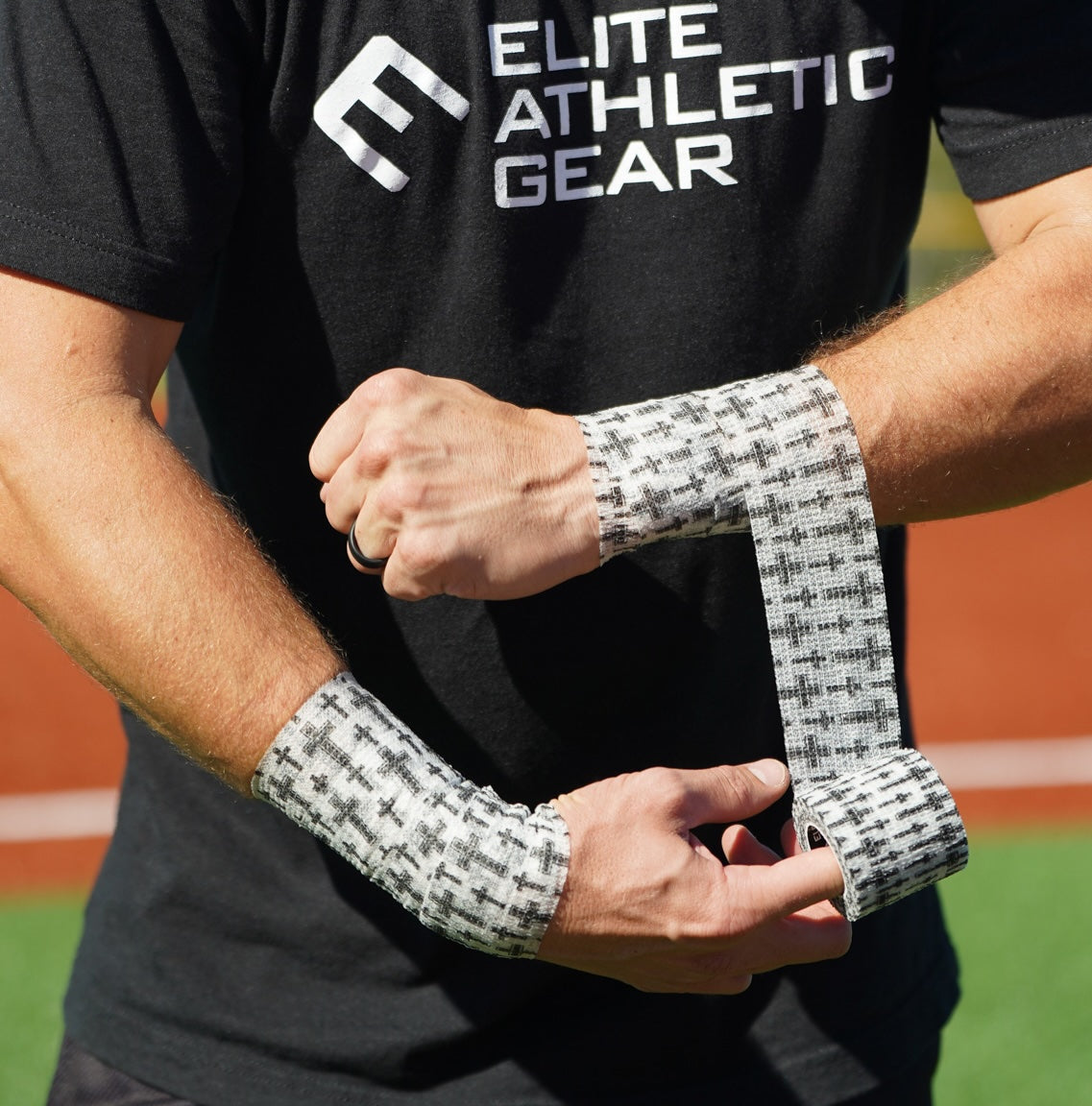 Faith Cross White Self Stick Athletic Tape - Maximum Velocity Sports