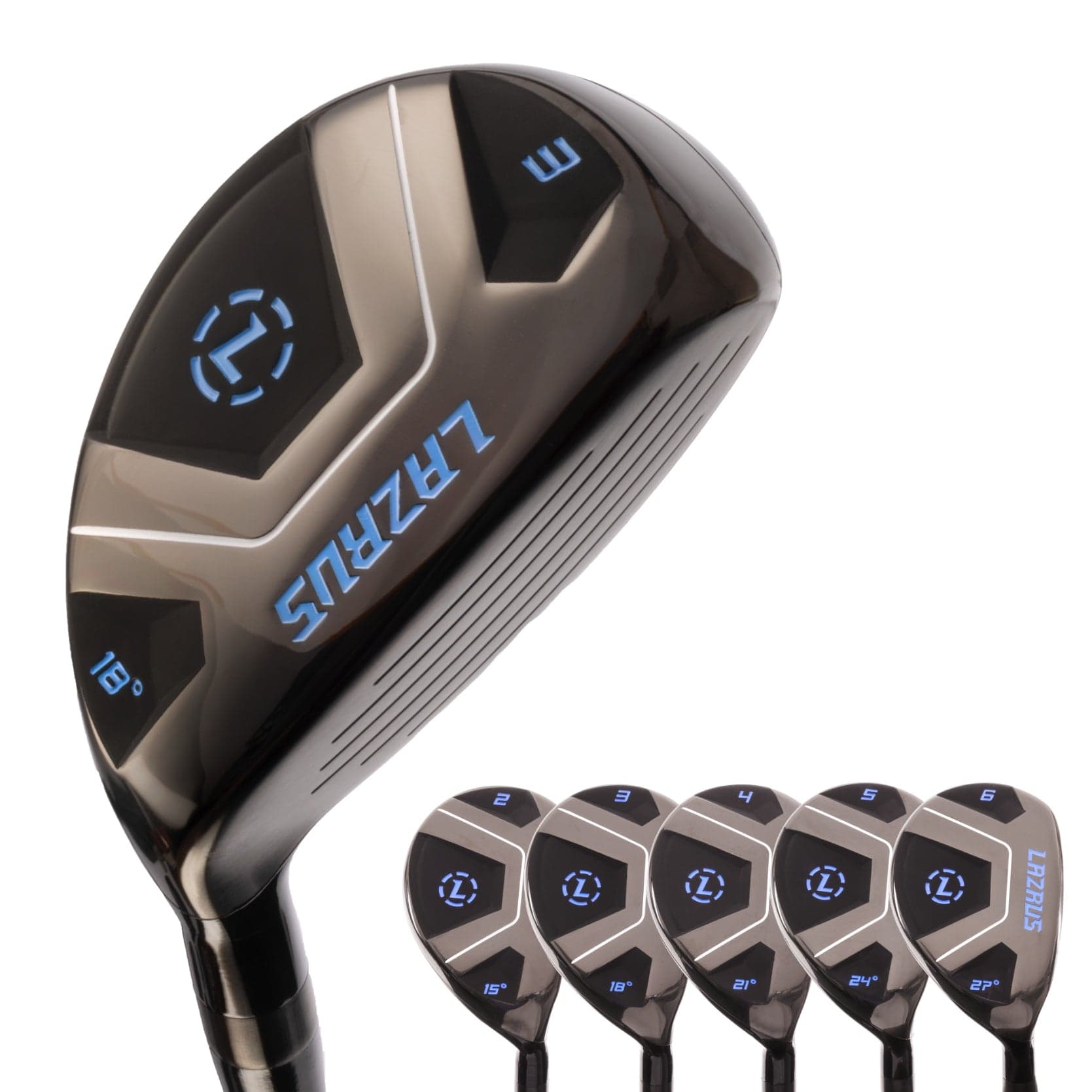 Lazrus Golf 2025 LAZ1 Hybrids (BLACK) - Maximum Velocity Sports