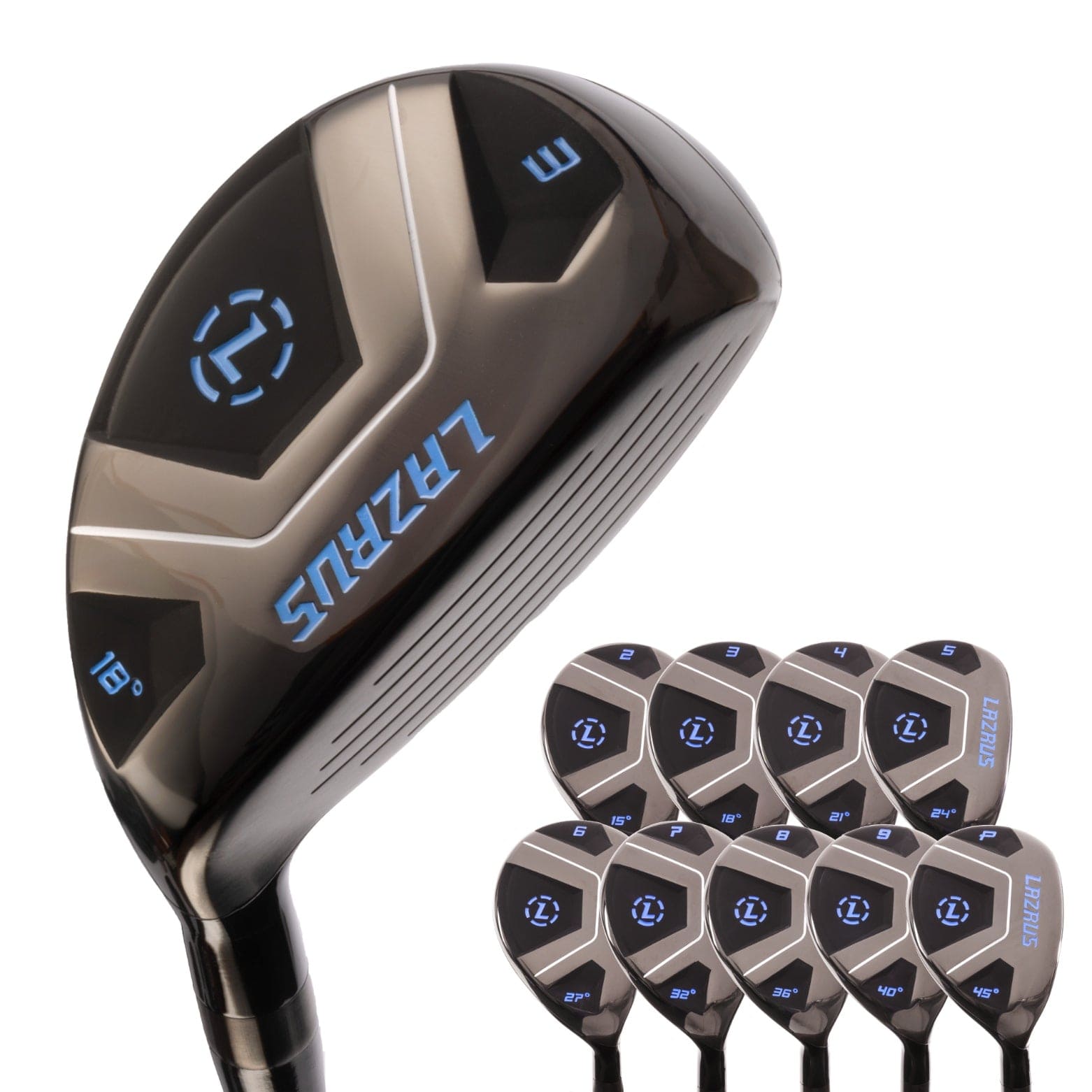 Lazrus Golf 2025 LAZ1 Hybrids (BLACK) - Maximum Velocity Sports