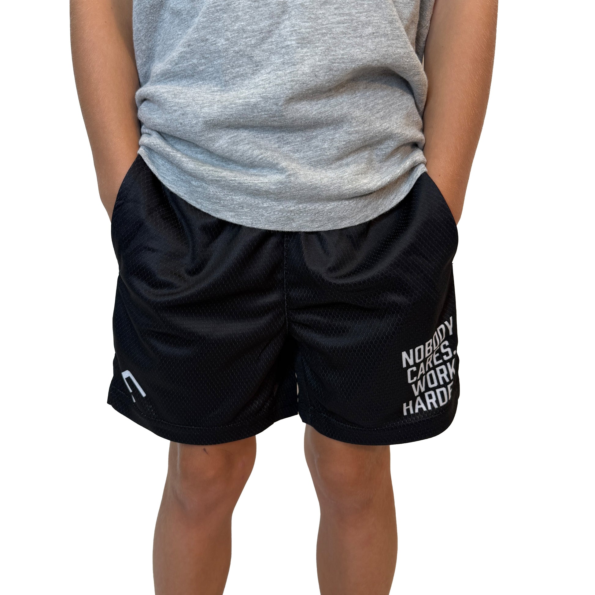 Nobody Cares. Work Harder. Shorts - Maximum Velocity Sports