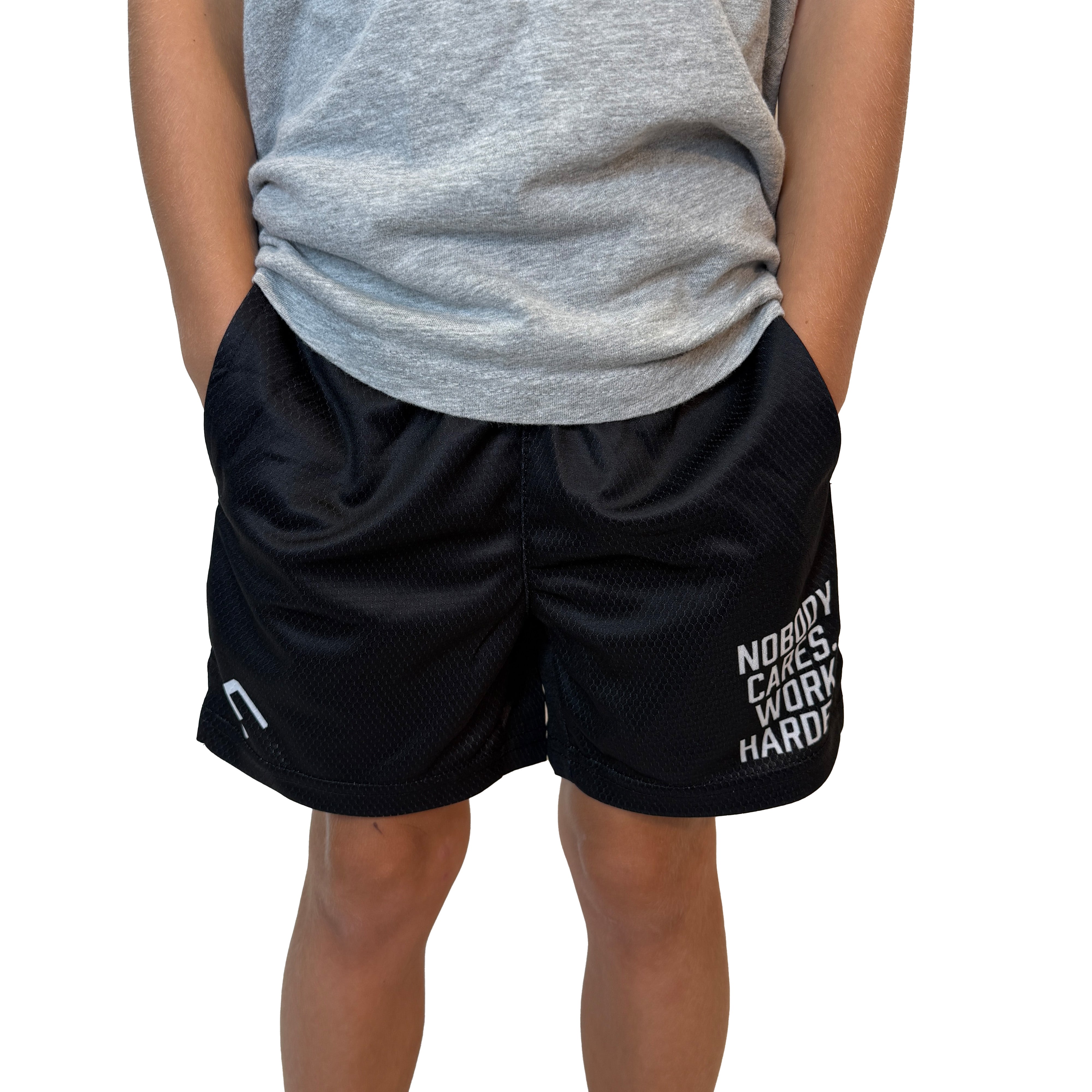 Nobody Cares. Work Harder. Shorts - Maximum Velocity Sports