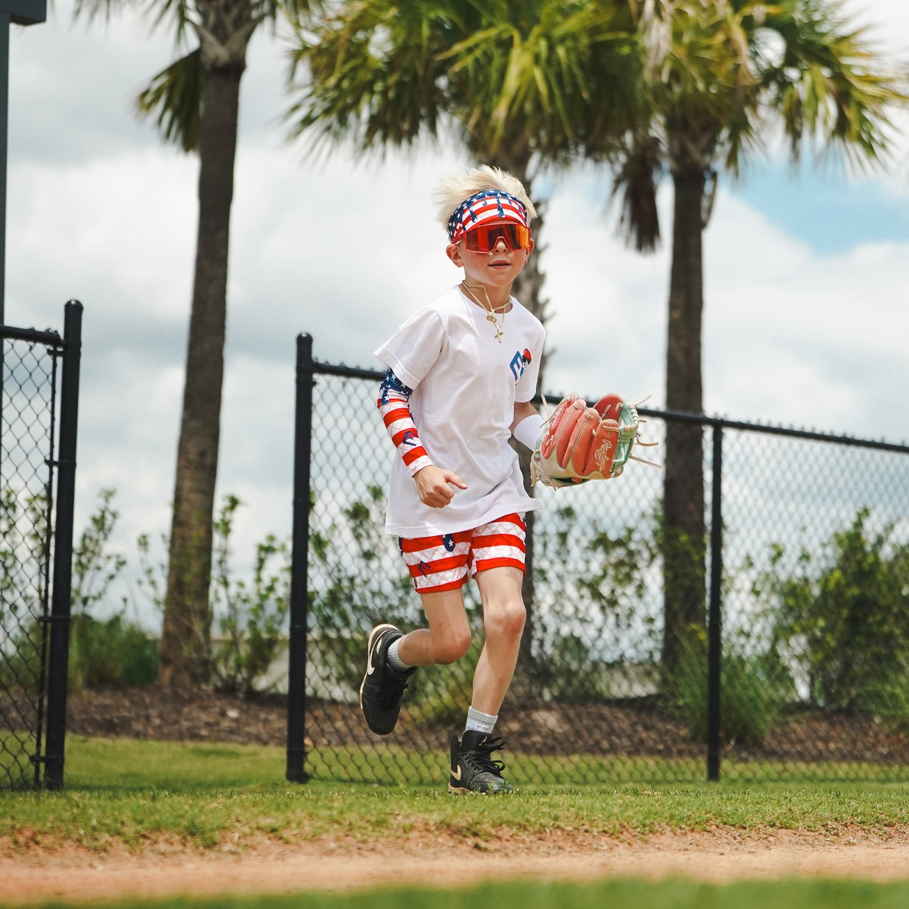 USA Flag Ice Cream Headband - Maximum Velocity Sports