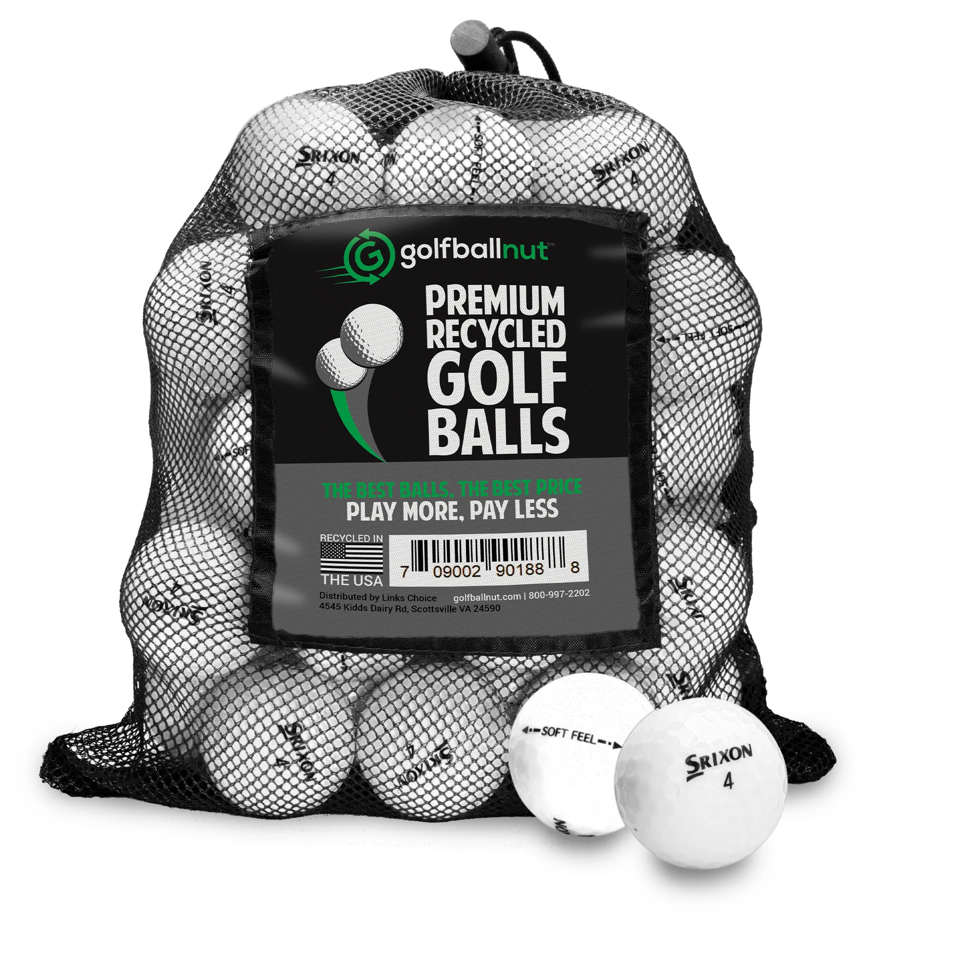 Used Srixon Mix Golf Balls - Mesh Bag - Maximum Velocity Sports