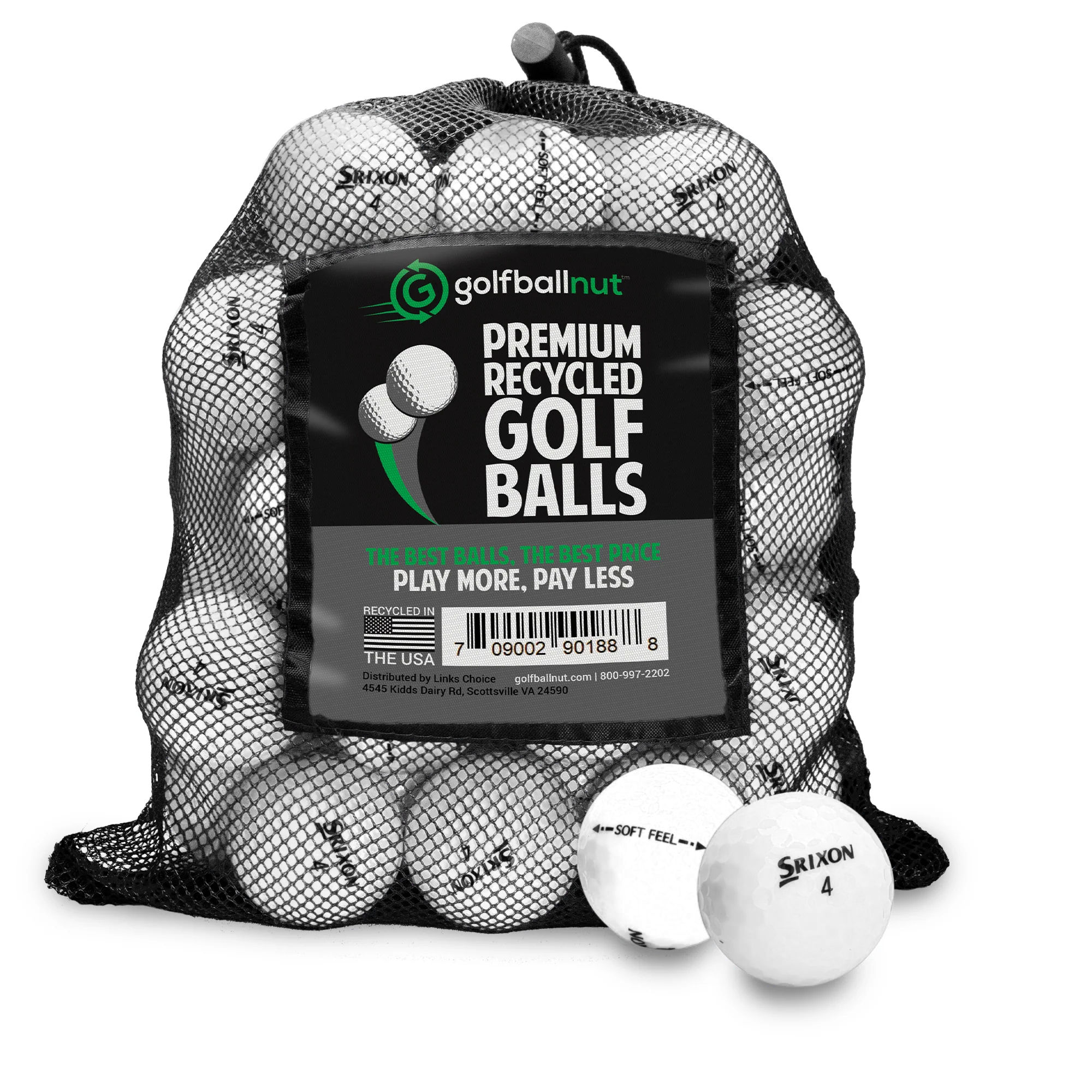 Used Srixon Mix Golf Balls - Mesh Bag - Maximum Velocity Sports