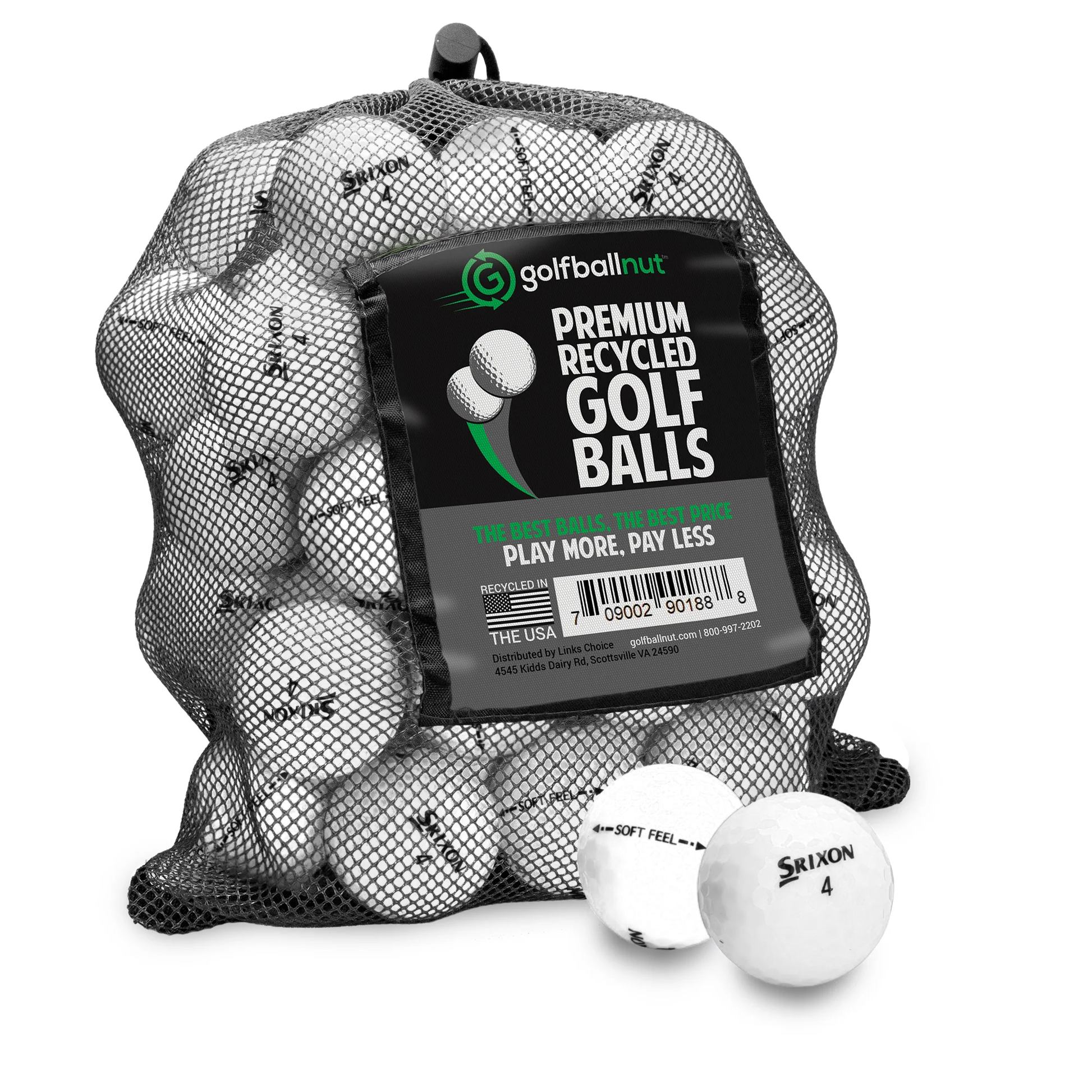 Used Srixon Mix Golf Balls - Mesh Bag - Maximum Velocity Sports