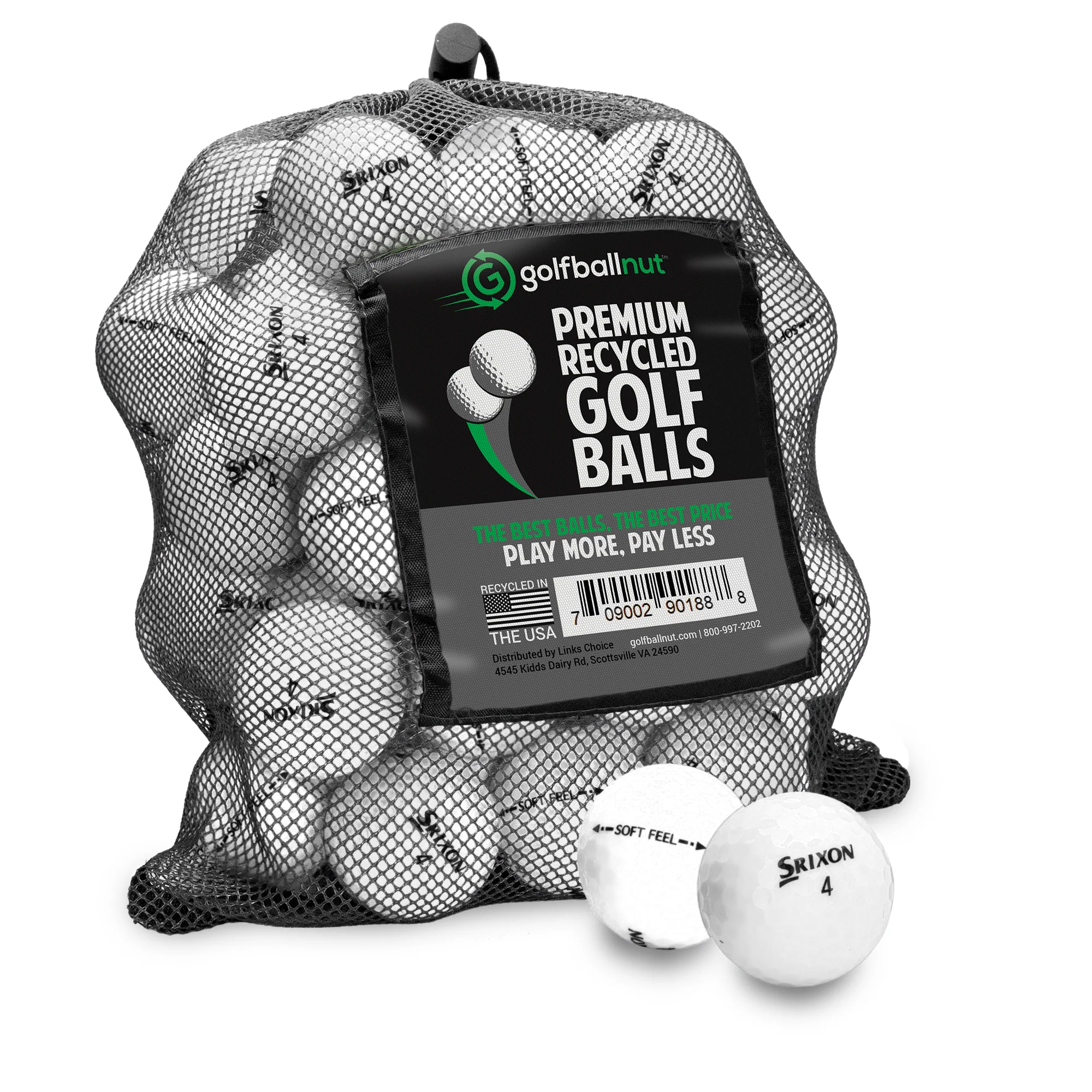 Used Srixon Mix Golf Balls - Mesh Bag - Maximum Velocity Sports