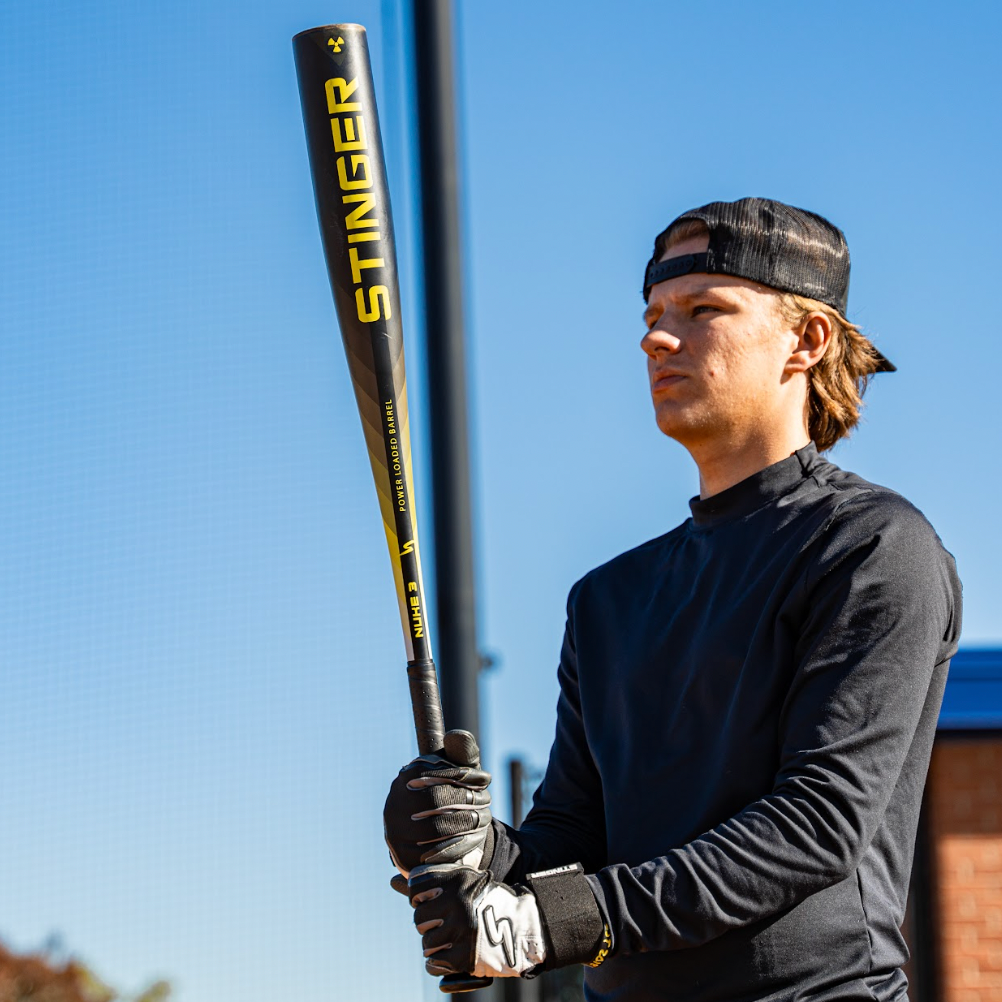 NUKE 3 Aluminum BBCOR Certified -3 Baseball Bat - Maximum Velocity Sports