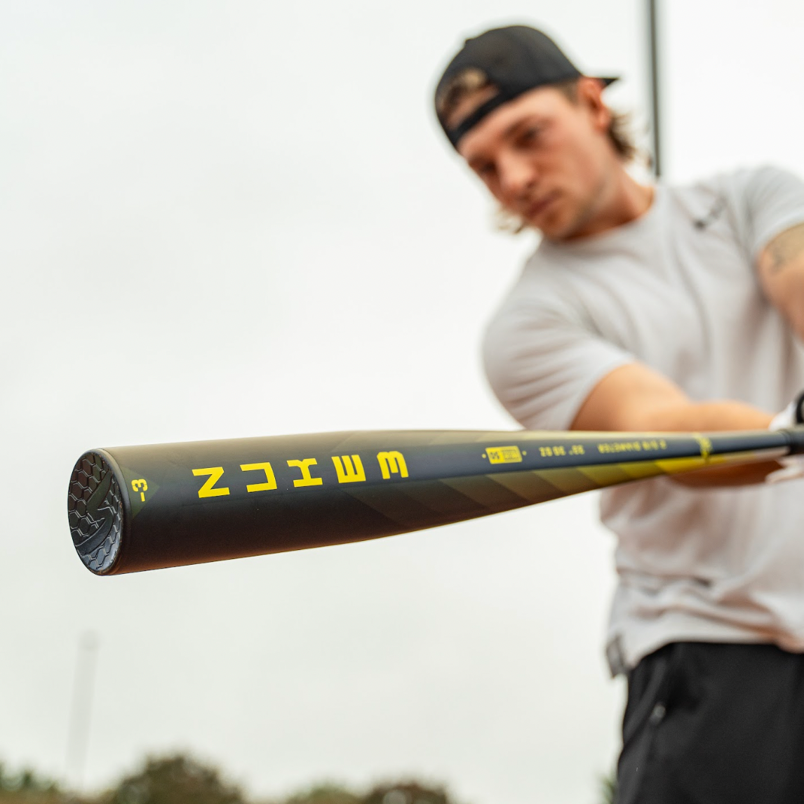 NUKE 3 Aluminum BBCOR Certified -3 Baseball Bat - Maximum Velocity Sports