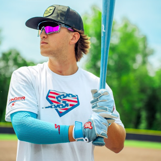 Stinger Premium Arm Sleeve - Carolina - Maximum Velocity Sports