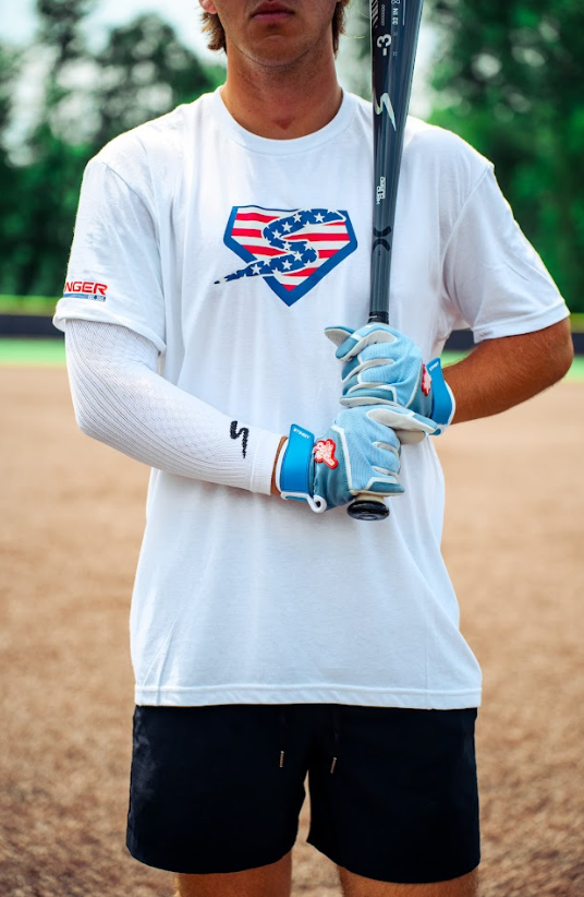 Stinger Premium Arm Sleeve - White - Maximum Velocity Sports